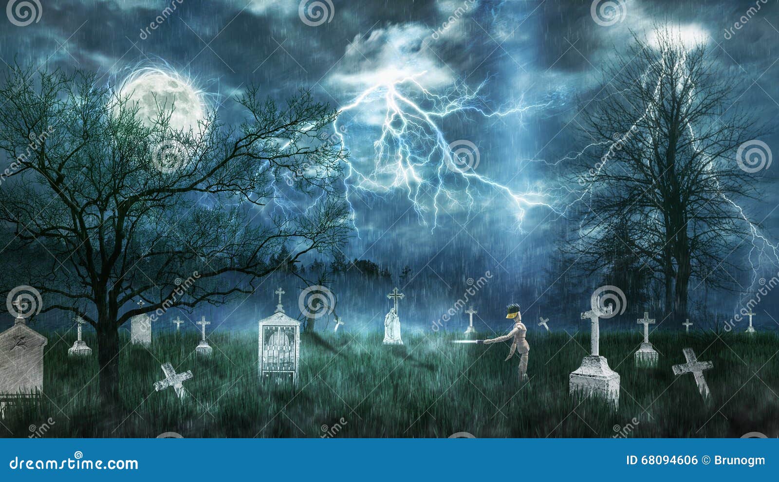 Fear Wallpaper stock illustration. Illustration of cloud - 68094606