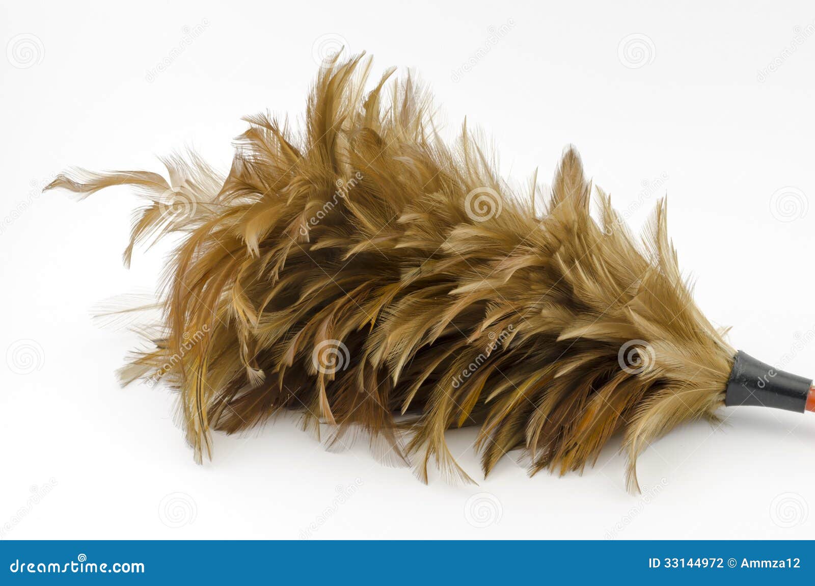 Feather Broom Isolated on White Stock Photo Image of item, beauty