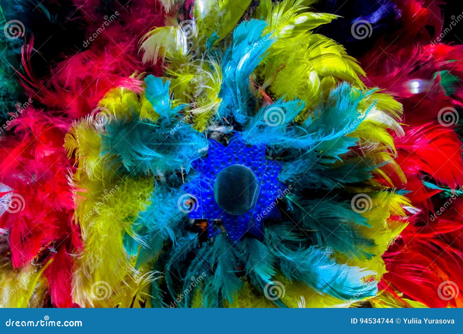 Feather Crown of Native American Indians Editorial Stock Image - Image ...