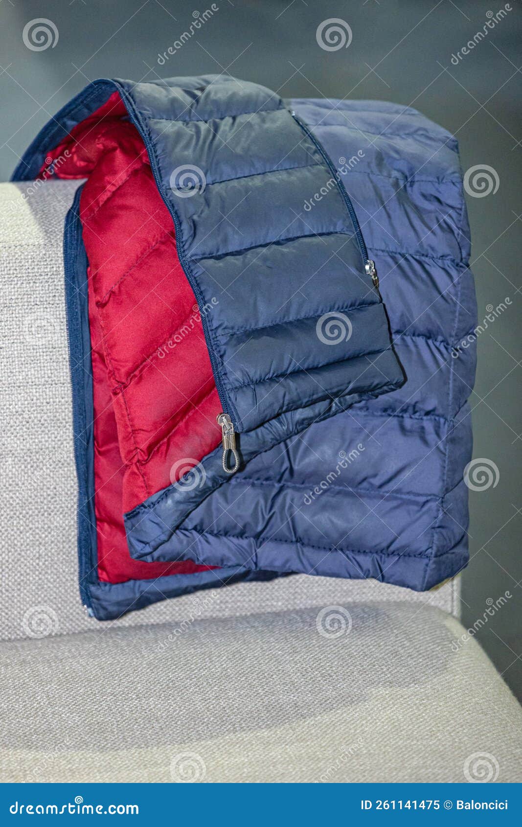 Feather Down Jacket stock image. Image of serbia, clothing - 261141475