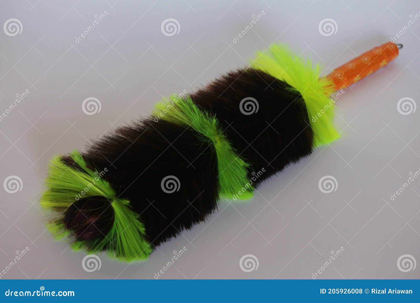 A Feather Duster on a White Background Stock Photo - Image of knitting