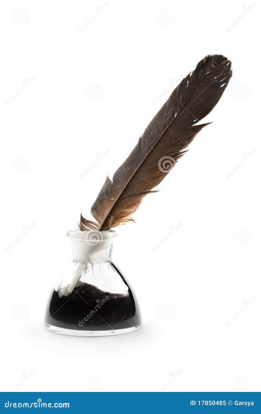 Feather And Ink Bottle Royalty Free Stock Photo - Image: 17850485