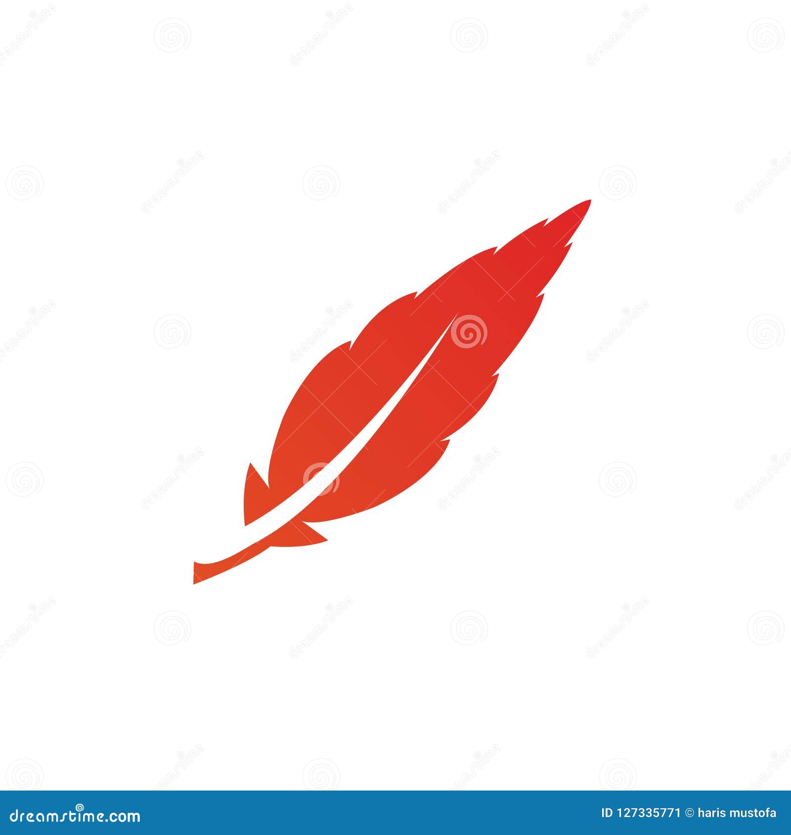 Feather Logo Icon Design Template Vector Isolated Stock Vector ...