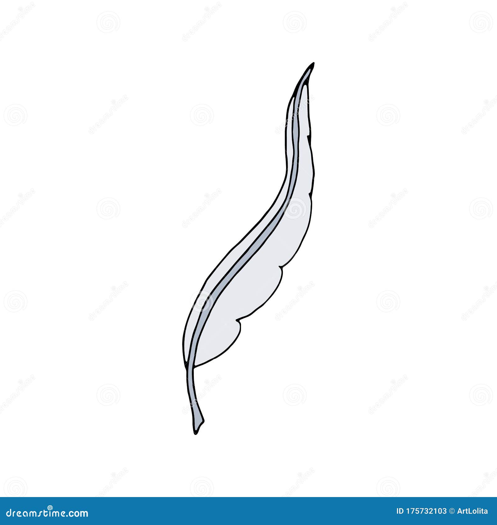Download Feather Quill Pen Vector Illustration Stock Vector ...
