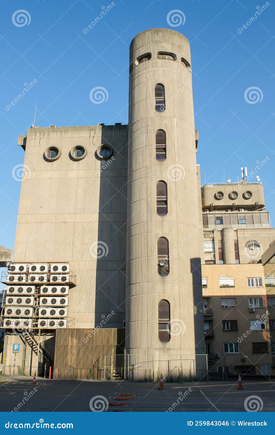 Features of the Central Post Office in Skopje, North Macedonia, Example