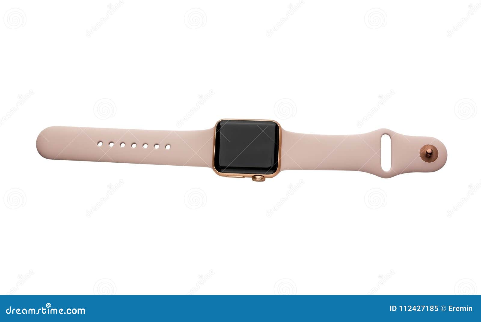 February 2018. Apple Watch Series 3 Colors `pink Sand`. Editorial Image - Image of digital