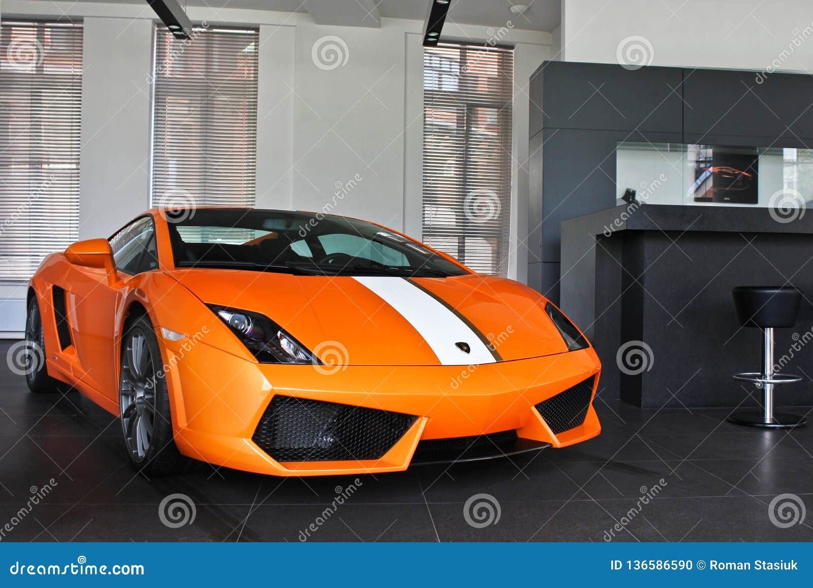 February 2011 Ukraine, Kiev. Lamborghini LP550-2 Valentino Balboni Image - Image of june, front: 136586590