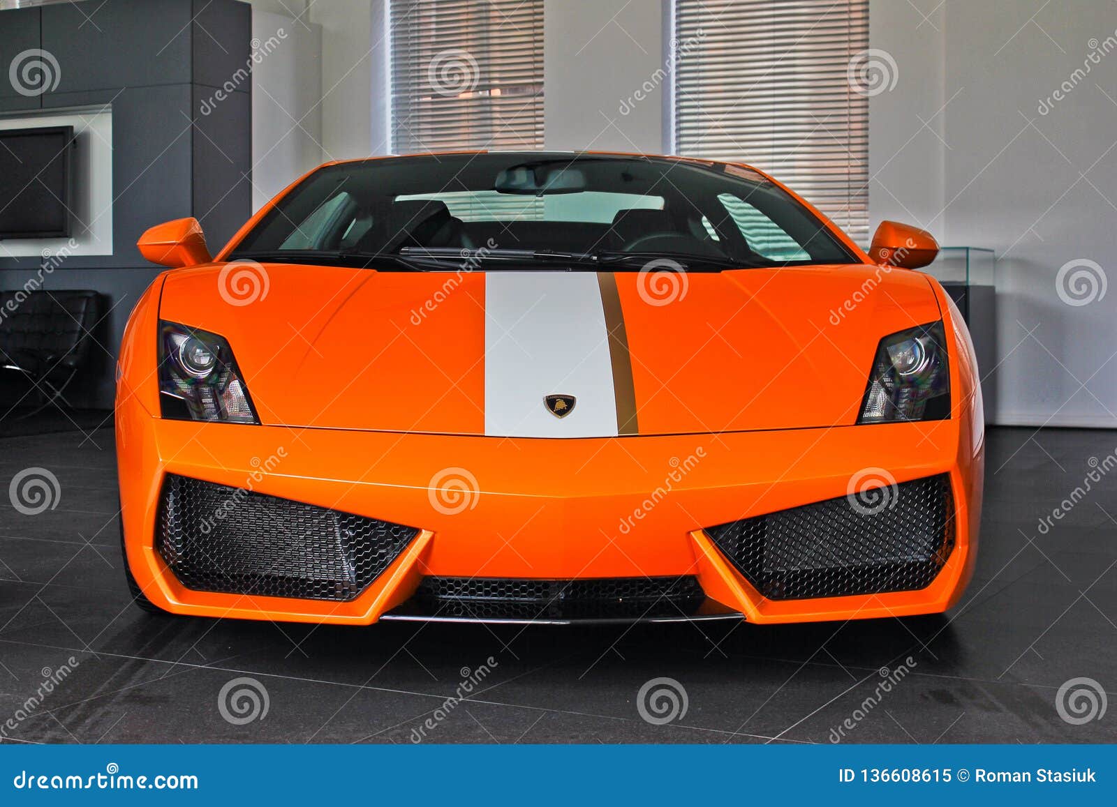 February 2011 Ukraine, Kiev. Lamborghini Gallardo LP550-2 Valentino Balboni Editorial - Image of automobile, coupe: 136608615
