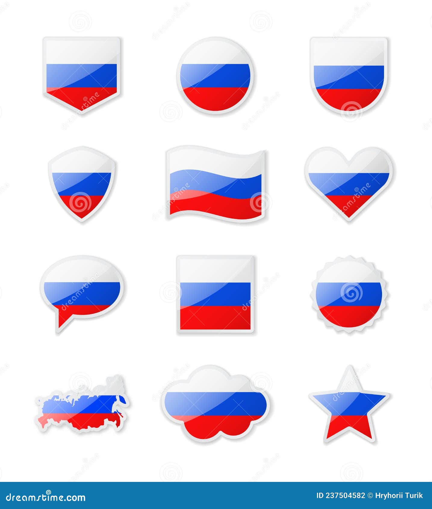 Imagens vetoriais Bandeira paises