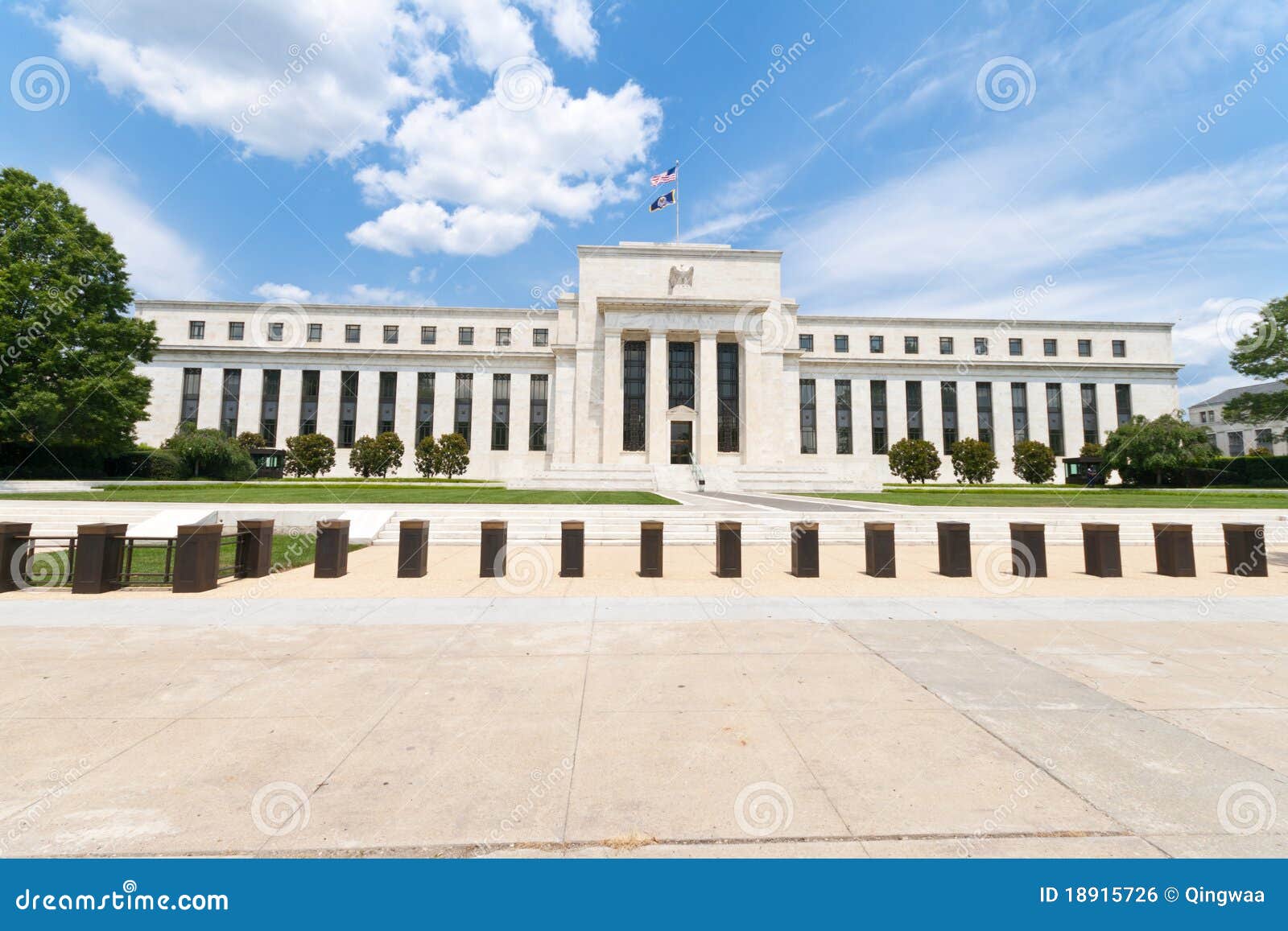 Federal Reserve Bank Building Washington DC USA Royalty Free Stock Image - Image: 18915726