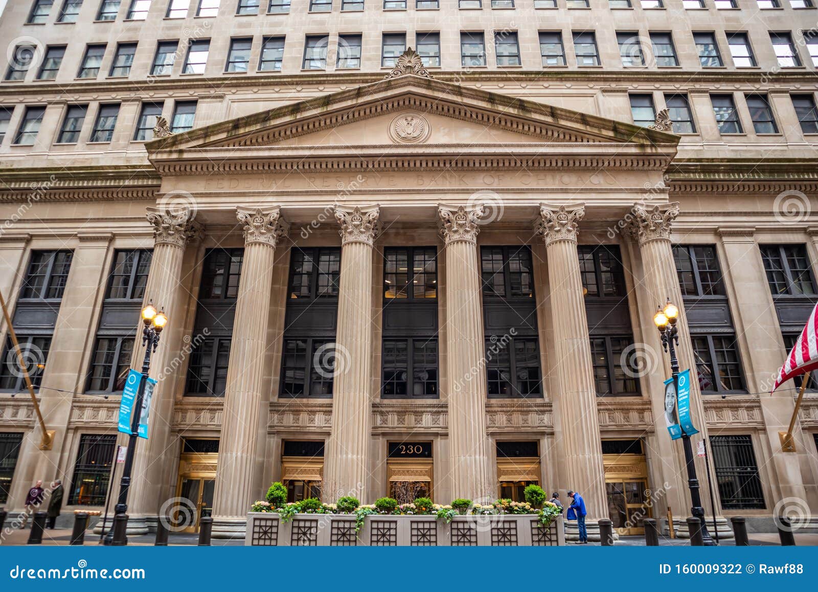 Federal Reserve Bank of Chicago at Lasalle Street, Chicago, Illinois ...
