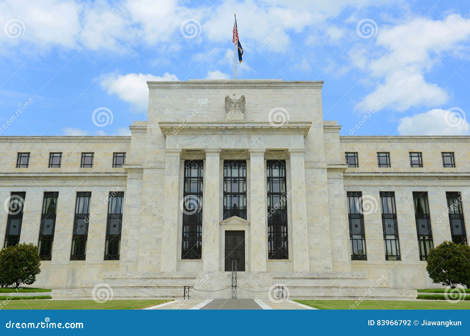 federal reserve building in washington dc, usa