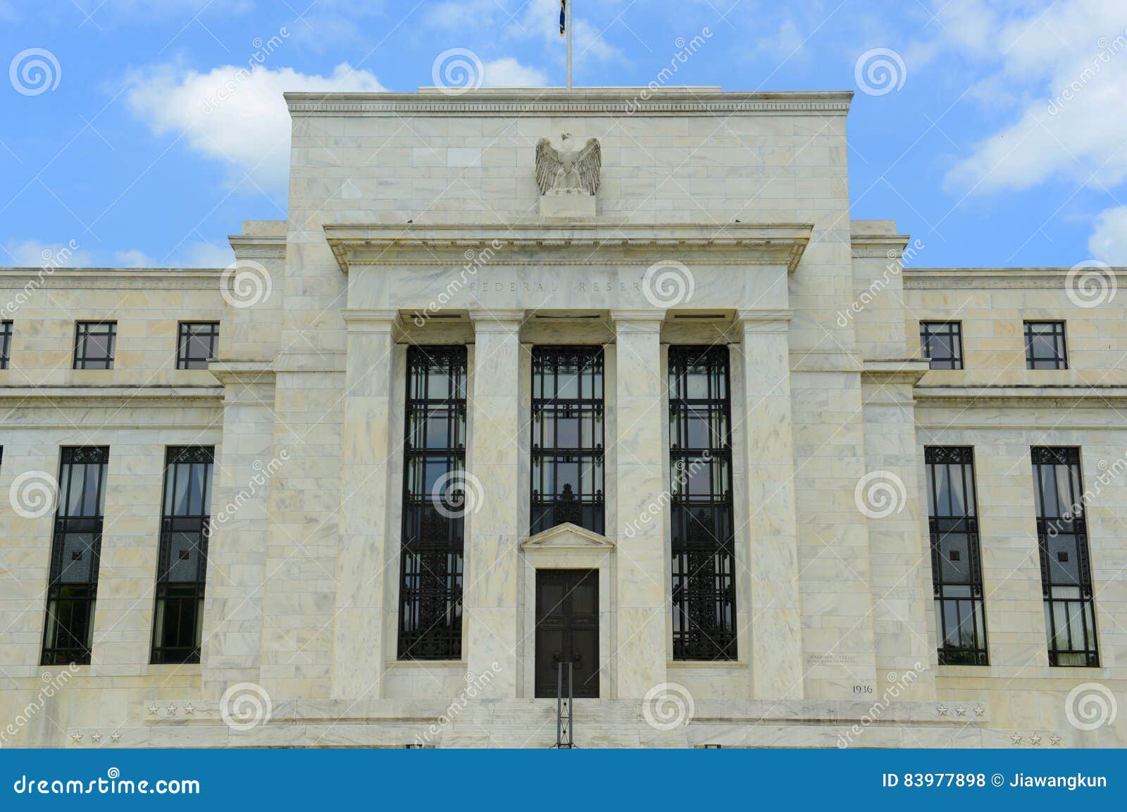 federal reserve building in washington dc, usa