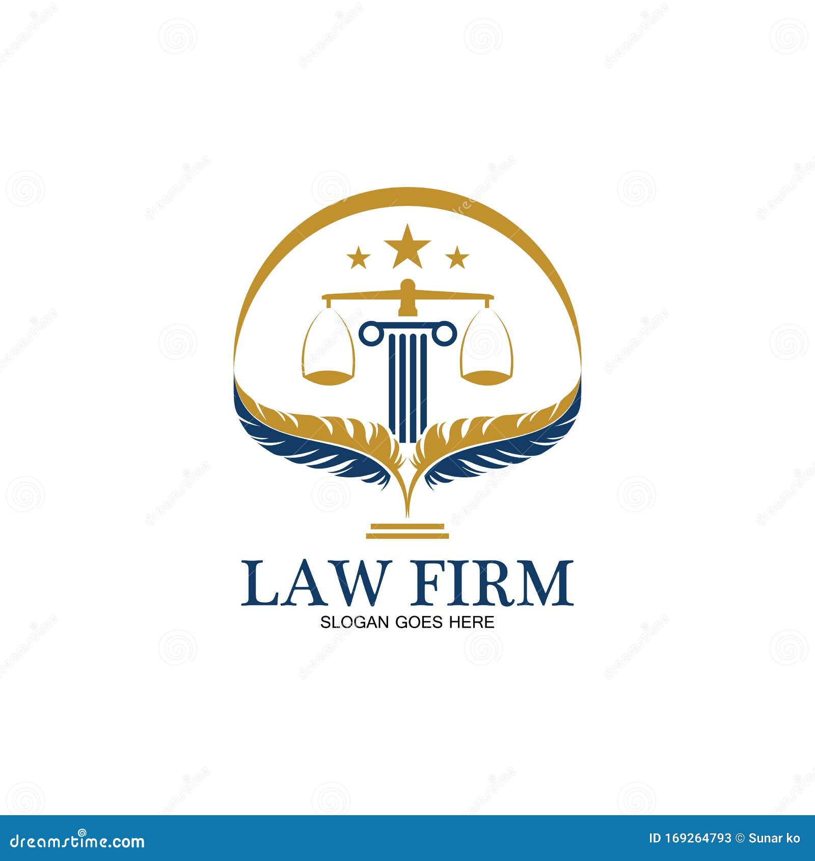 Federbein Logo Design Vorlagenvektor Stock Abbildung Illustration Von Graphik Fursprecher 169264793
