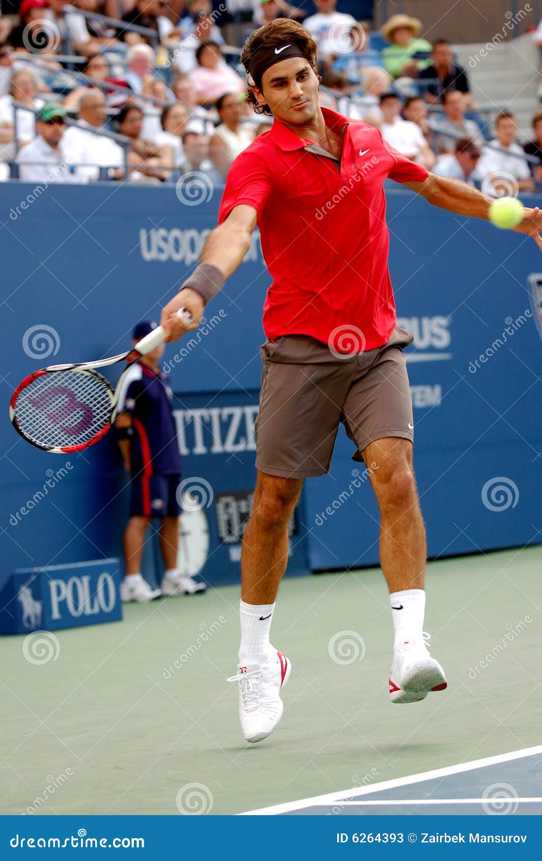 Federer Roger at US Open 2008 (53) Editorial Stock Photo Image of