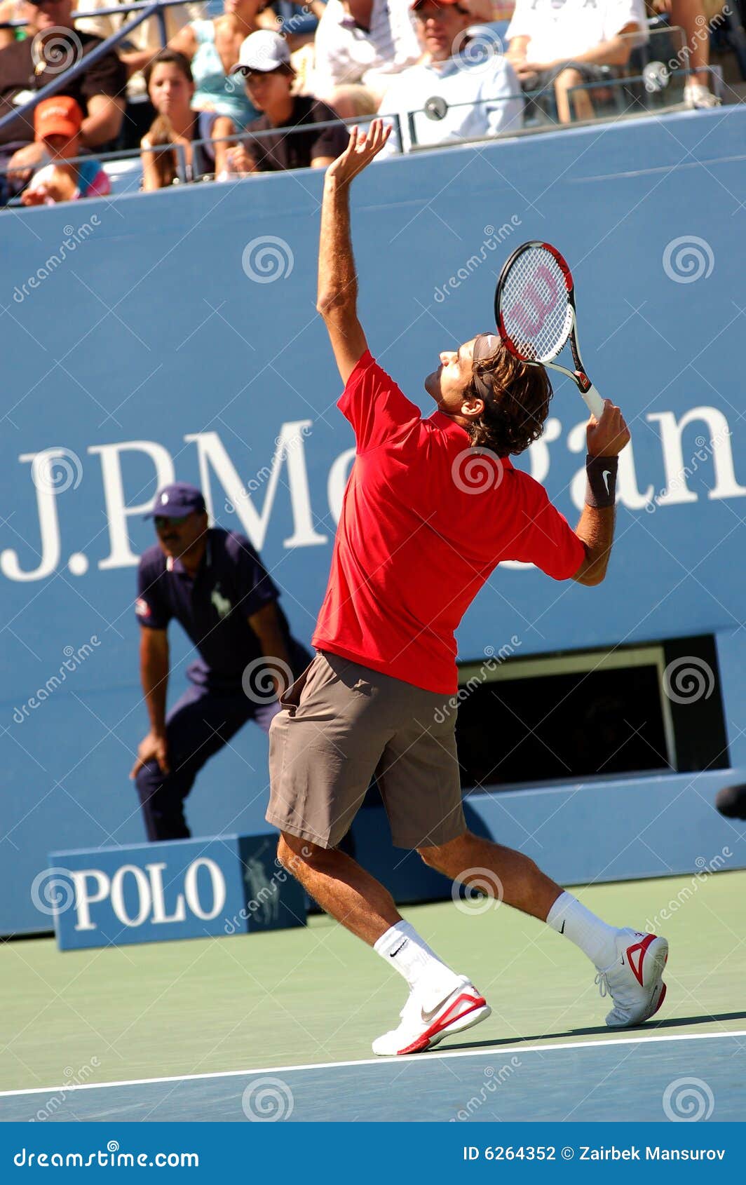 Federer Roger in US öffnen 2008 (15). Federer Roger (SUI) in QF von US öffnen 2008