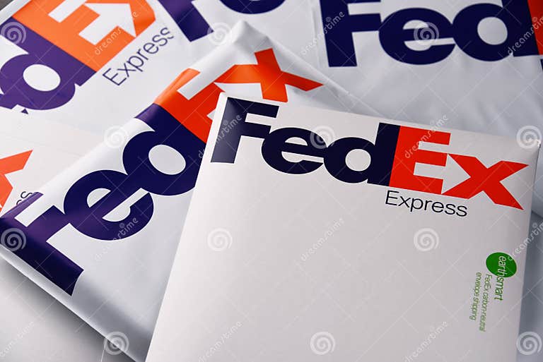 FedEx Envelopes and Parcels Editorial Photography Image of envelope