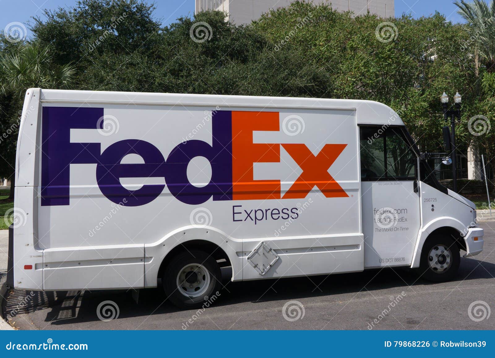 A Fedex Express Delivery Truck Editorial Photo - Image of post, states: 79868226