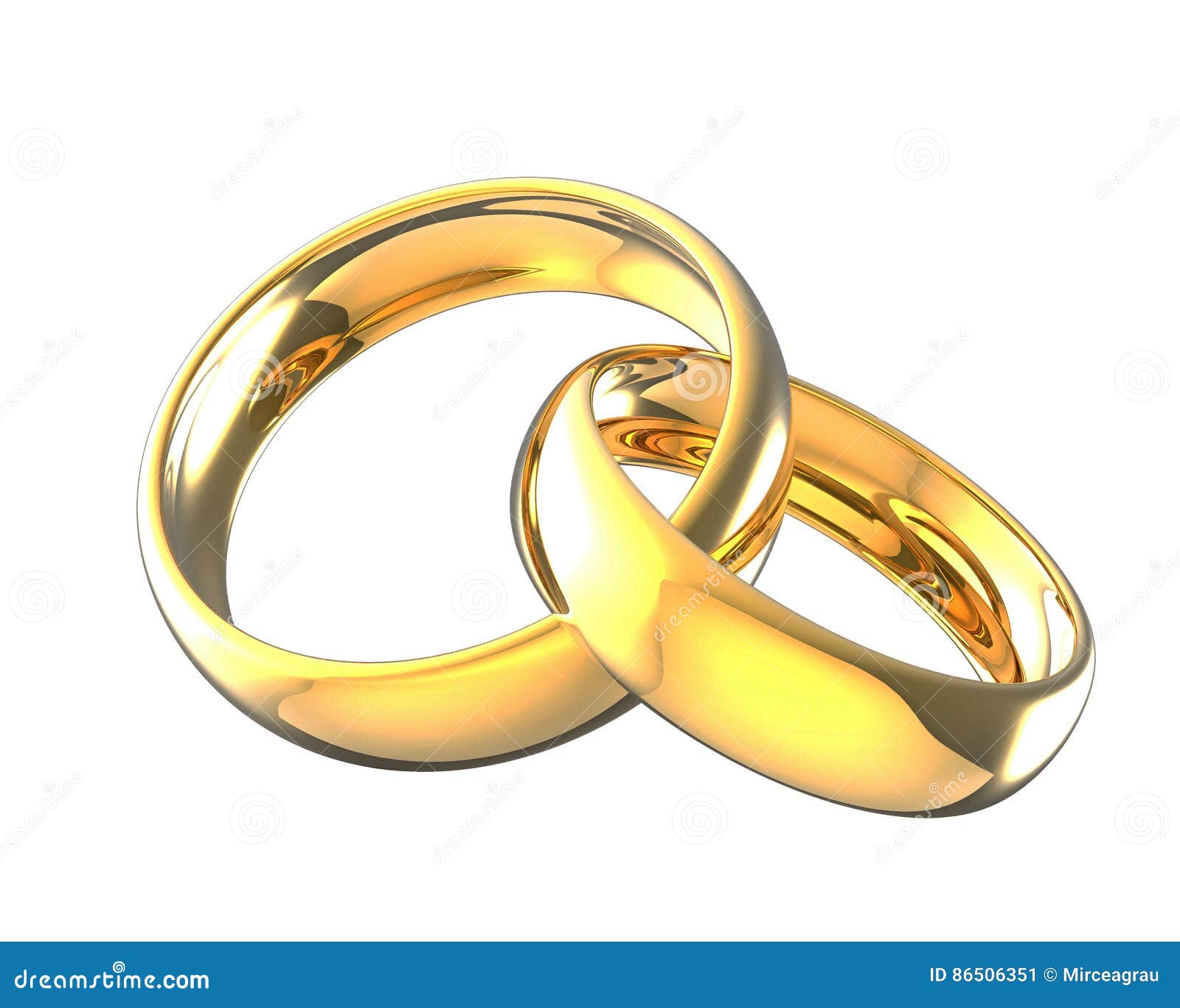 Свадебные кольца акварель