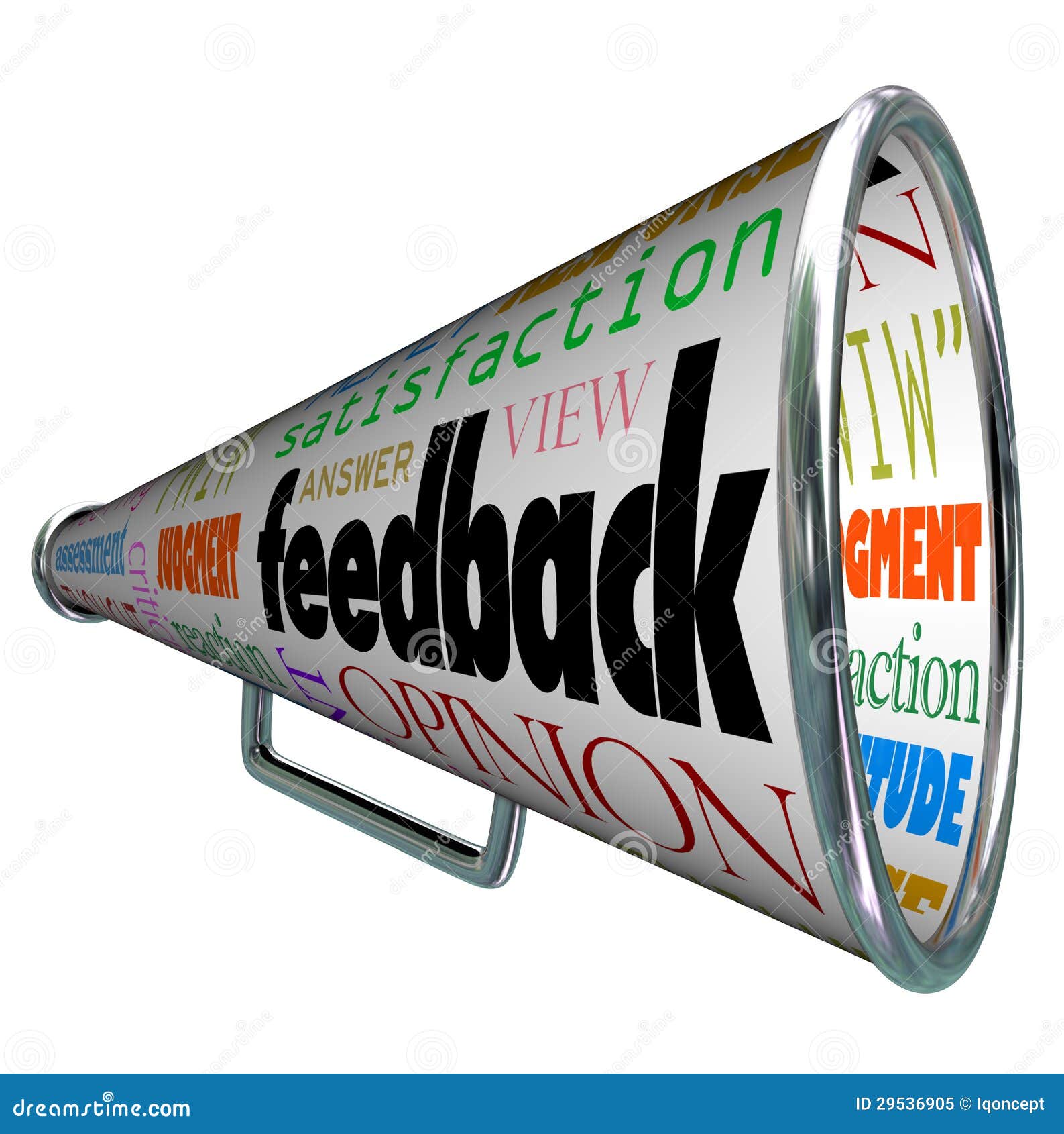 feedback megaphone bullhorn opinion sharing