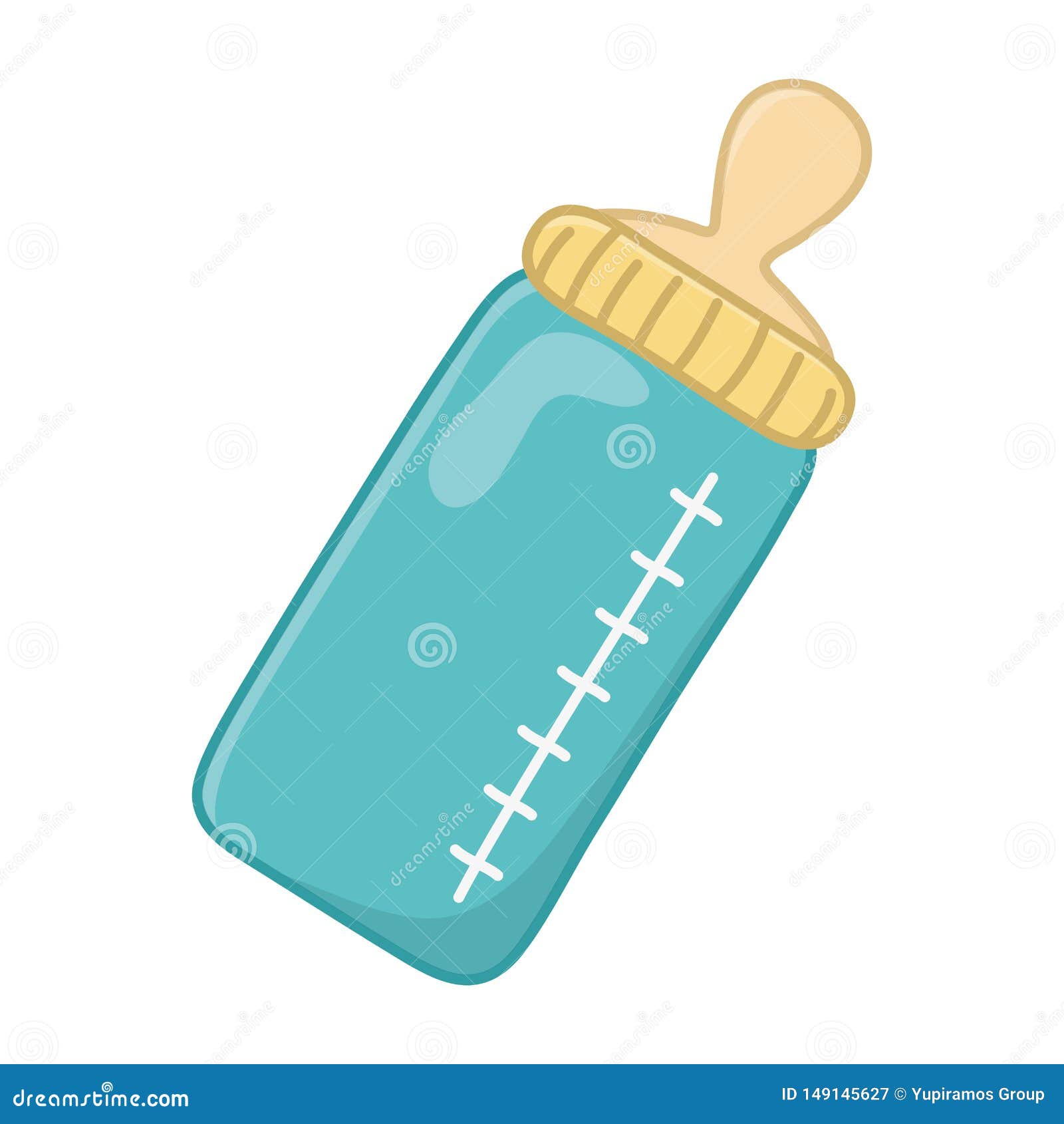 Feeding Bottle Icon Vector Illustration Stock Vector - Illustration of