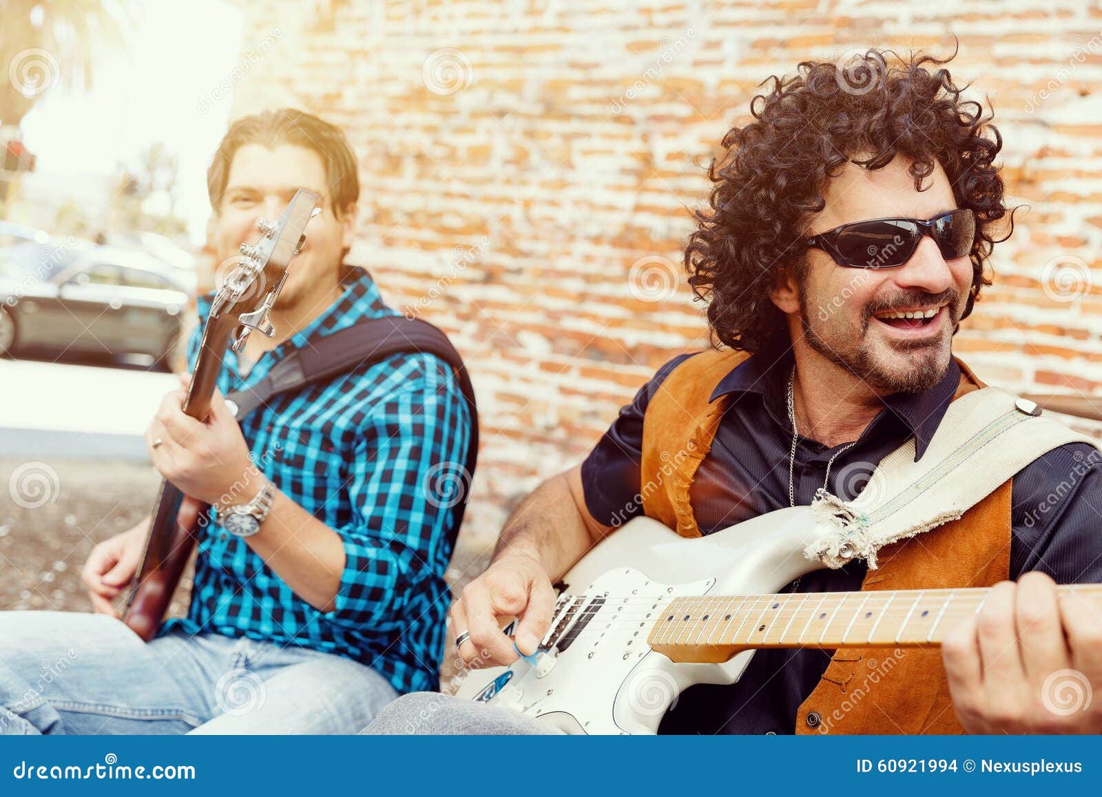 Feel the msuic stock photo. Image of portrait, guitarist 60921994