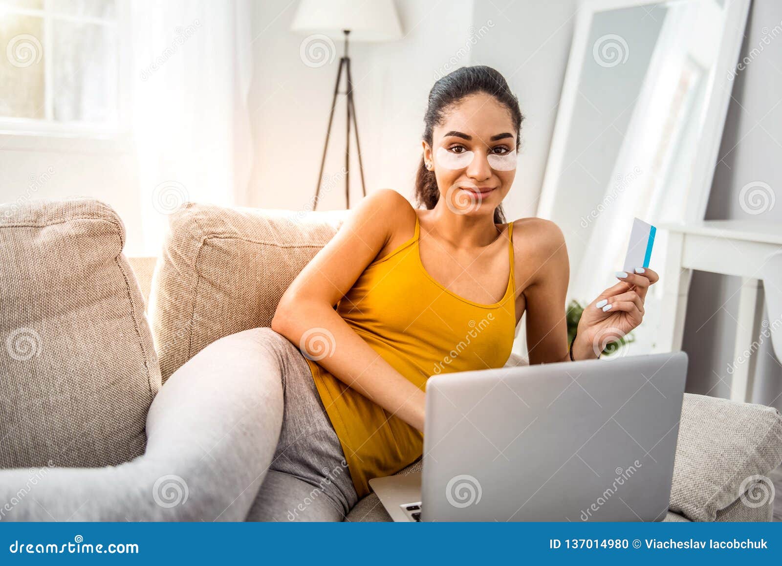 Charmin Female Person Looking Straight at Camera Stock Photo - Image of ...