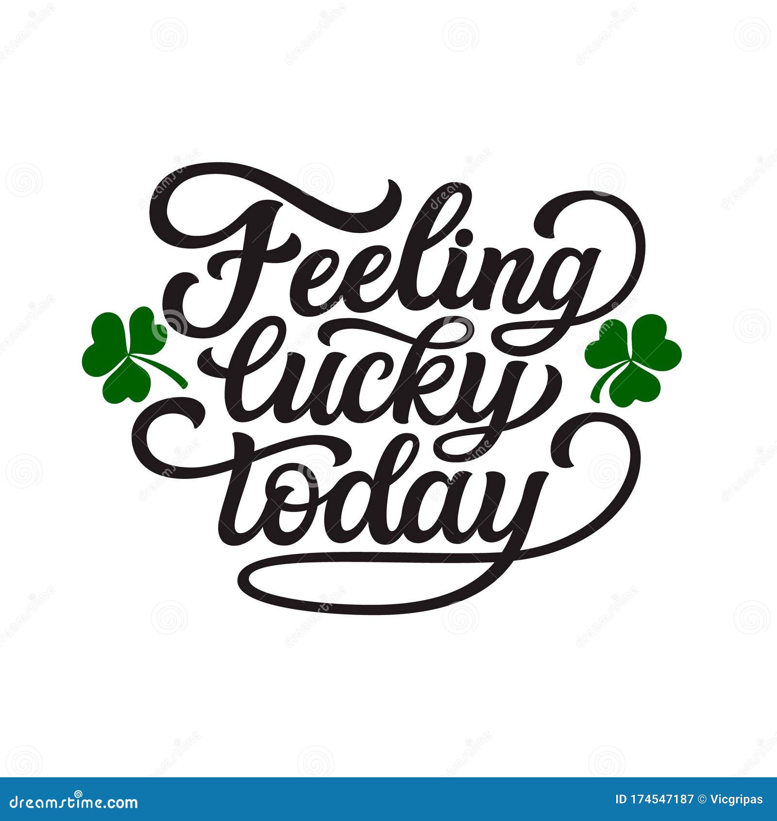 feeling lucky today poster