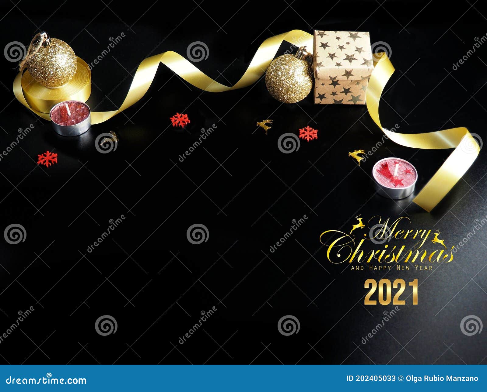 Feestelijke Achtergrond Met Een Prettig Kerstfeest En Een Gelukkig