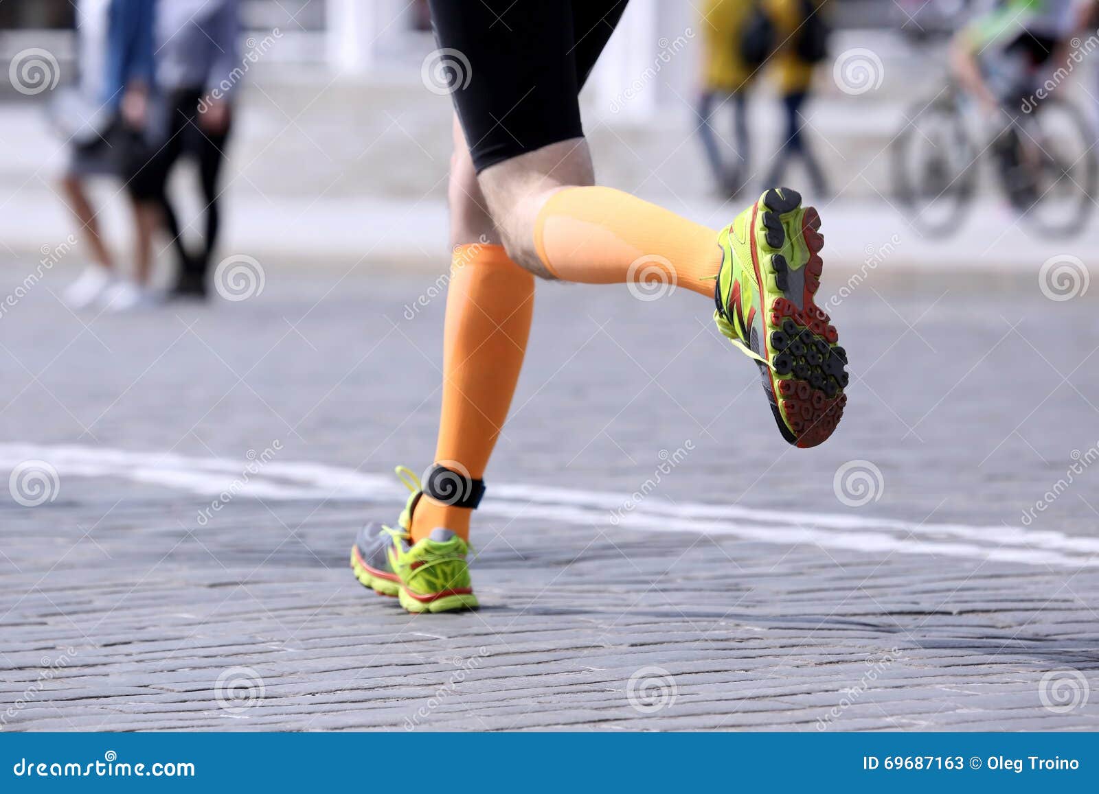 Feet Athlete Running a Marathon Stock Image - Image of race, sole: 69687163