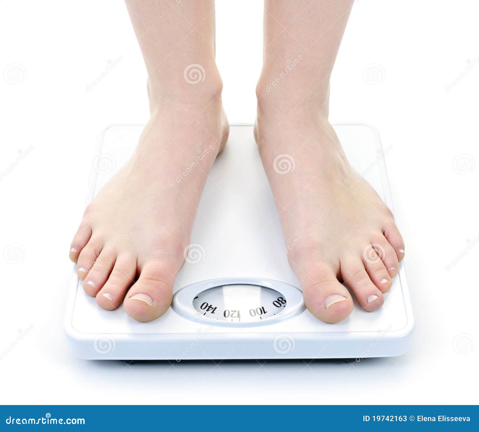 Feet on bathroom scale stock image. Image of bare, scale 19742163