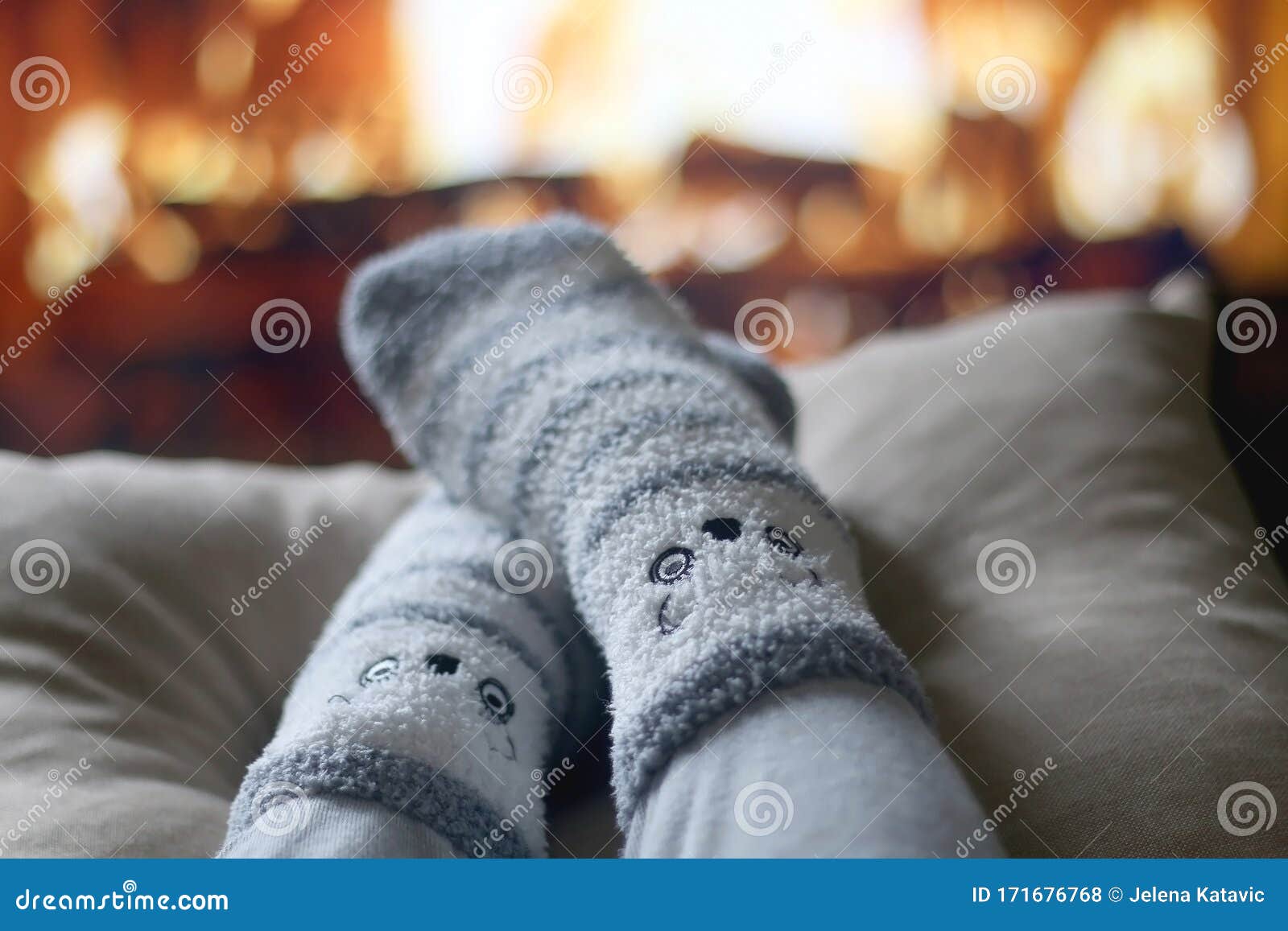 Fuzzy Socks stock photo. Image of face, fall, fuzzy - 171676768