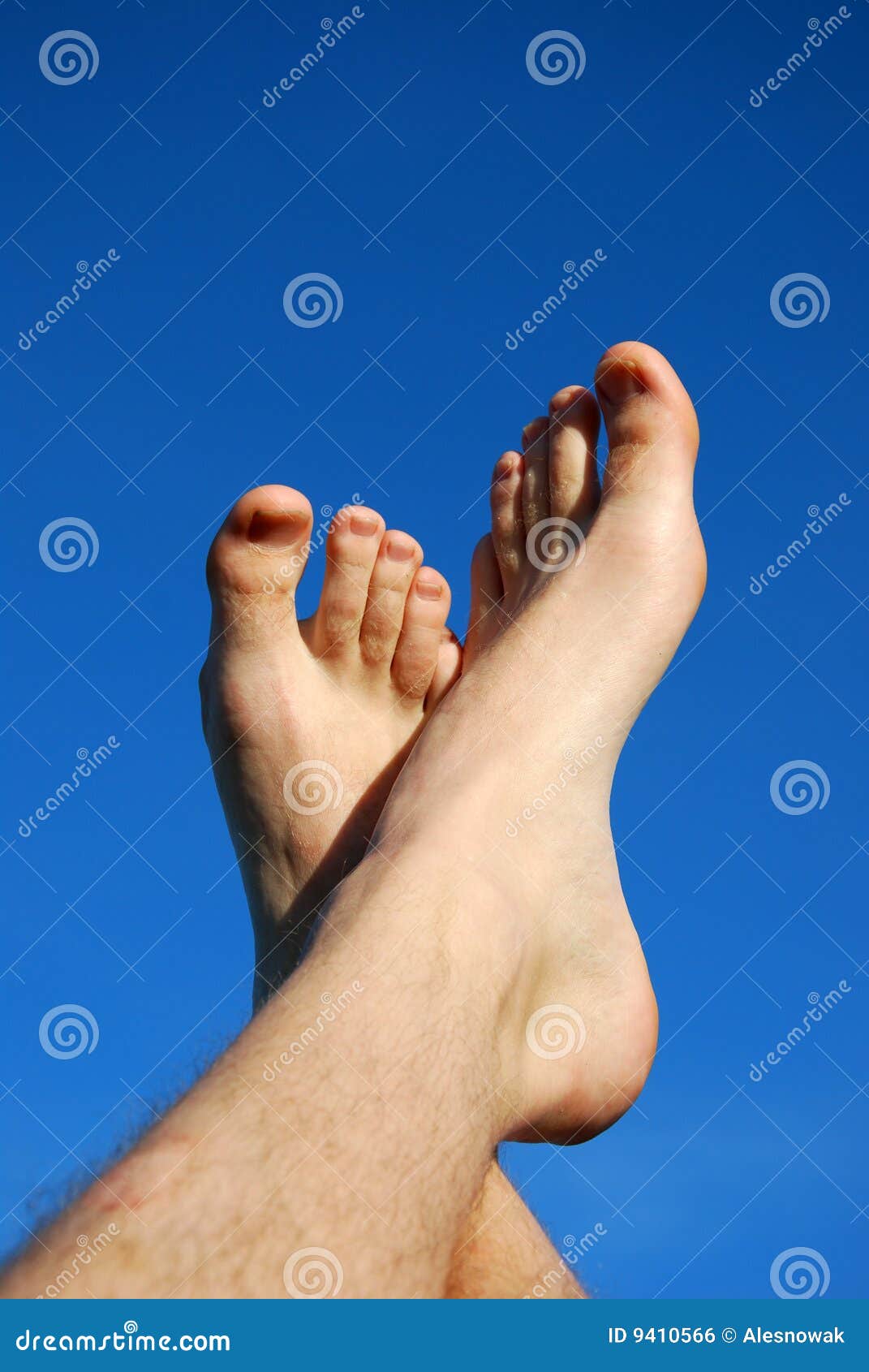 Feet fingers stock photo. Image of lady, leisure, blue 9410566