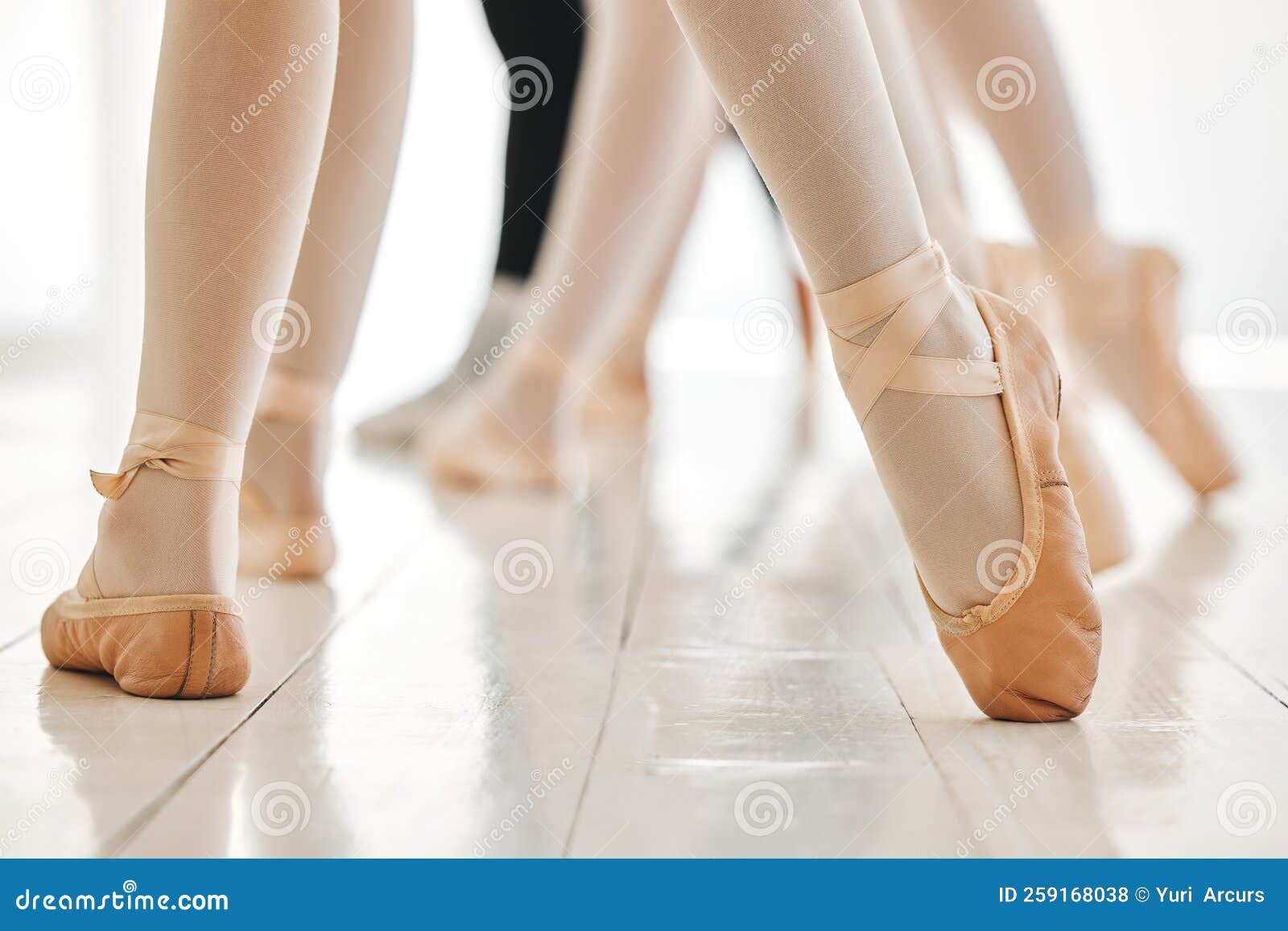 Feet Have Feelings Too. a Group of Unrecognisable Ballet Dancers