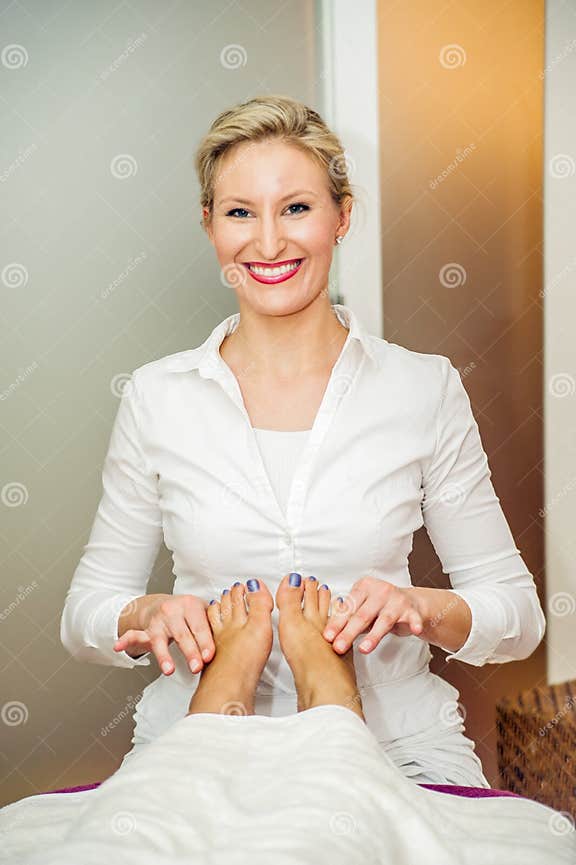 Feet Massage stock photo. Image of adult, frontal, human 24941450