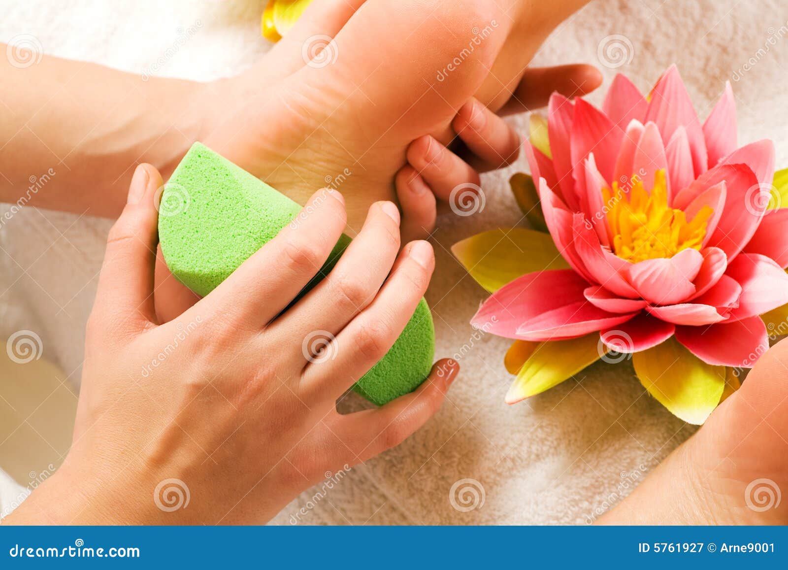 Feet massage stock image. Image of people, massaging, feet 5761927