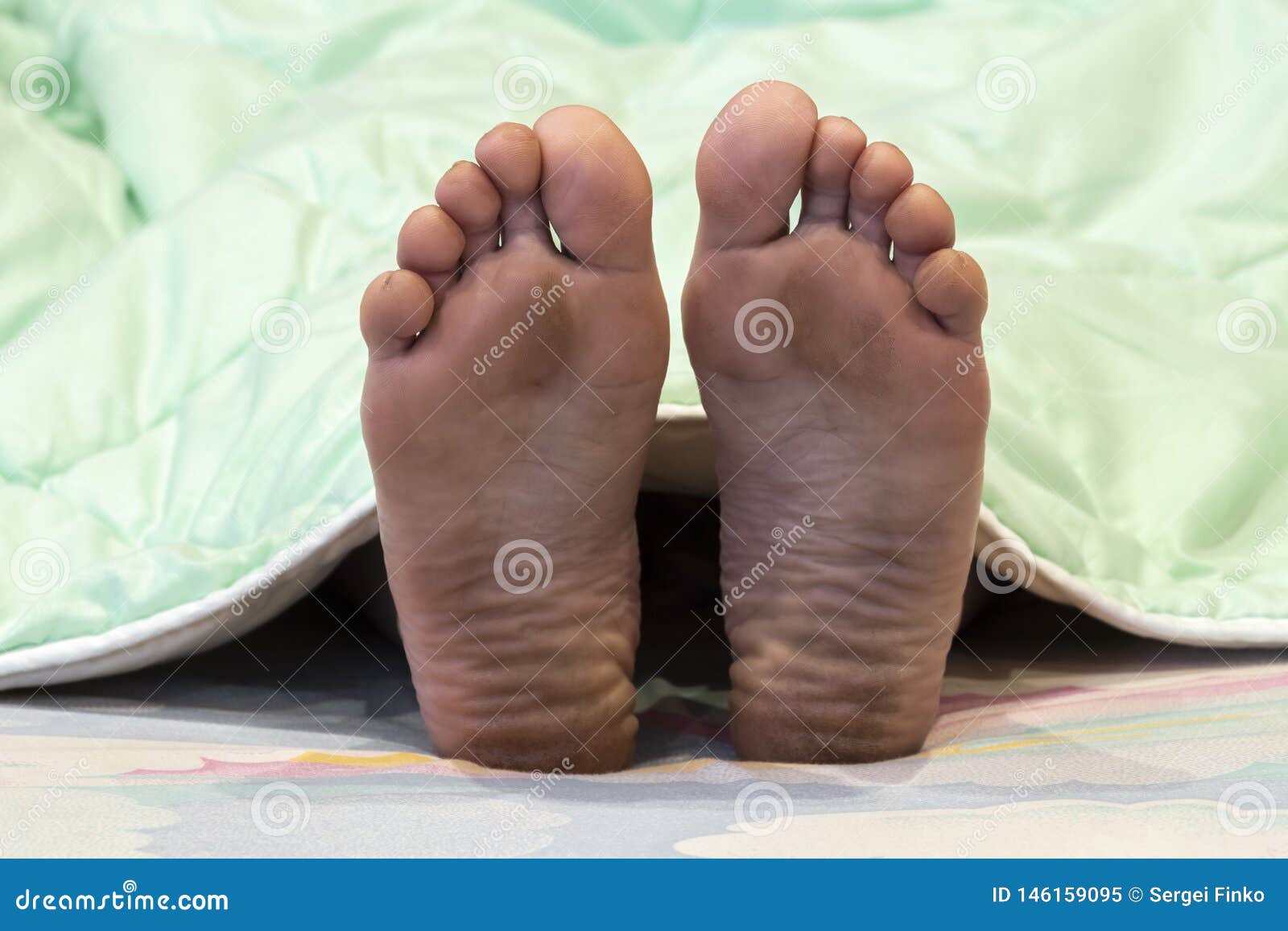 Legs from Under the Blanket Stock Image Image of cover, bare 146159095
