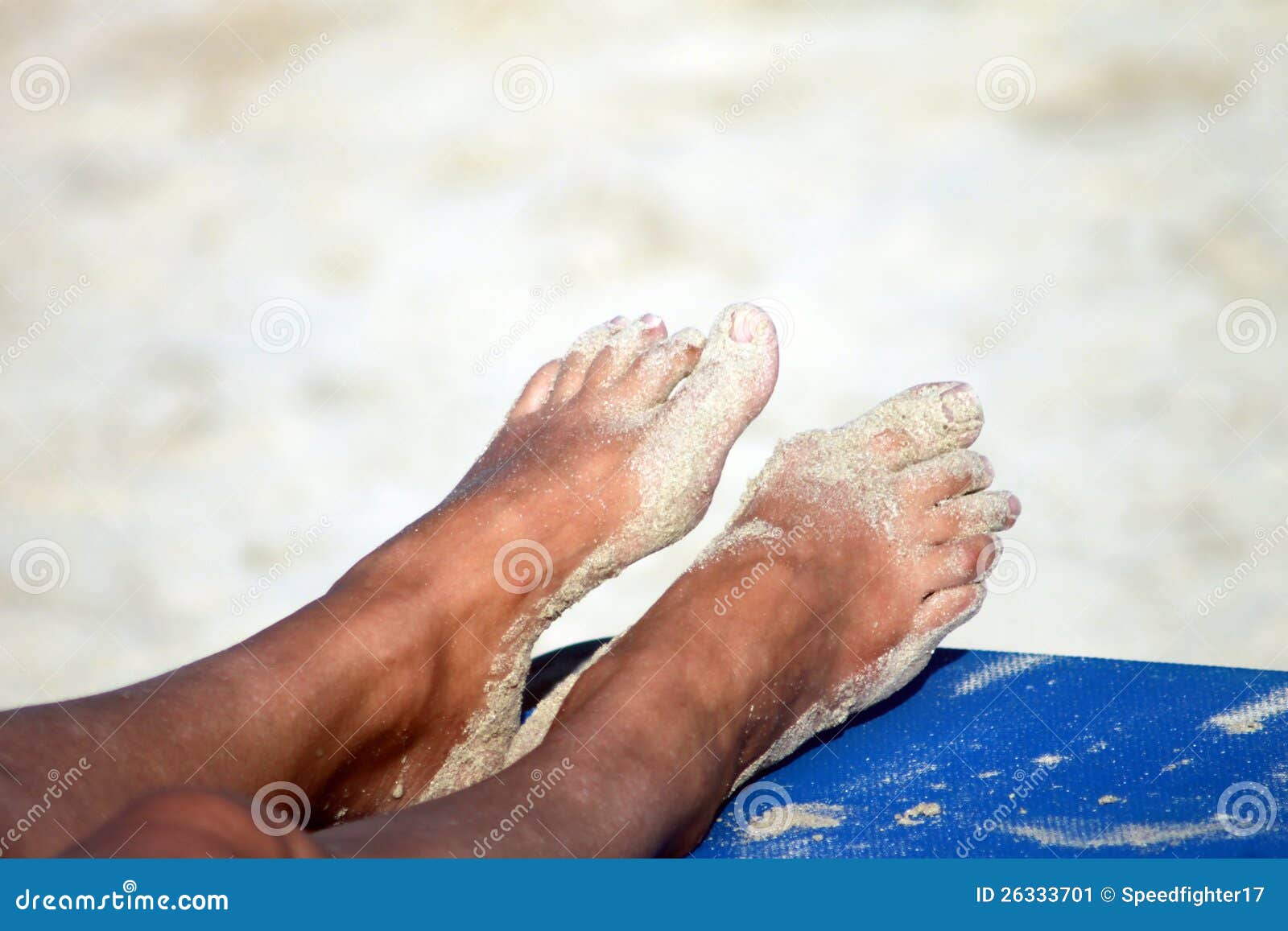 Feet of Sunburnt Woman on Beach Stock Image Image of sandy, lying