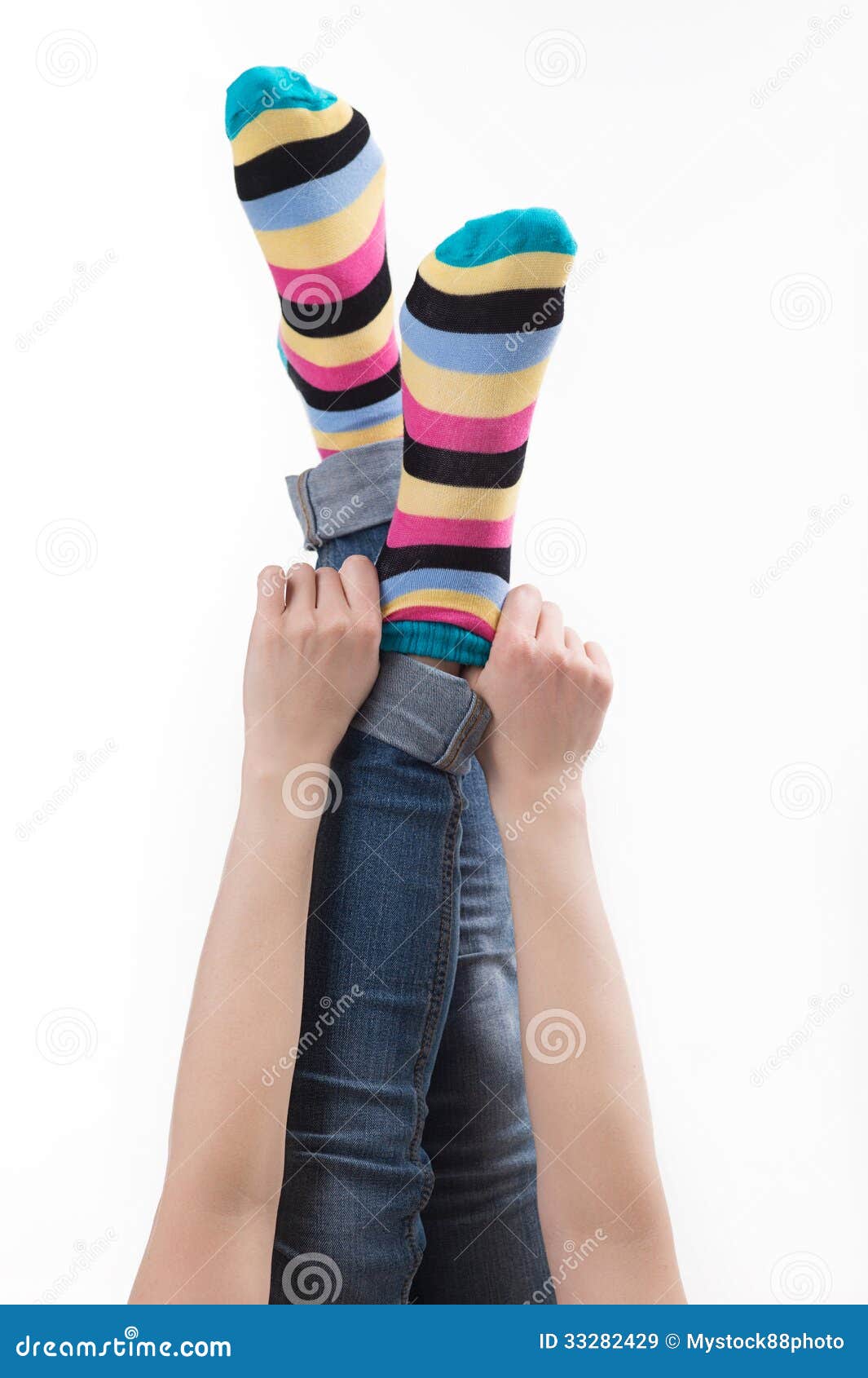 Feet up. stock image. Image of jeans, funky, beauty, symbol - 33282429