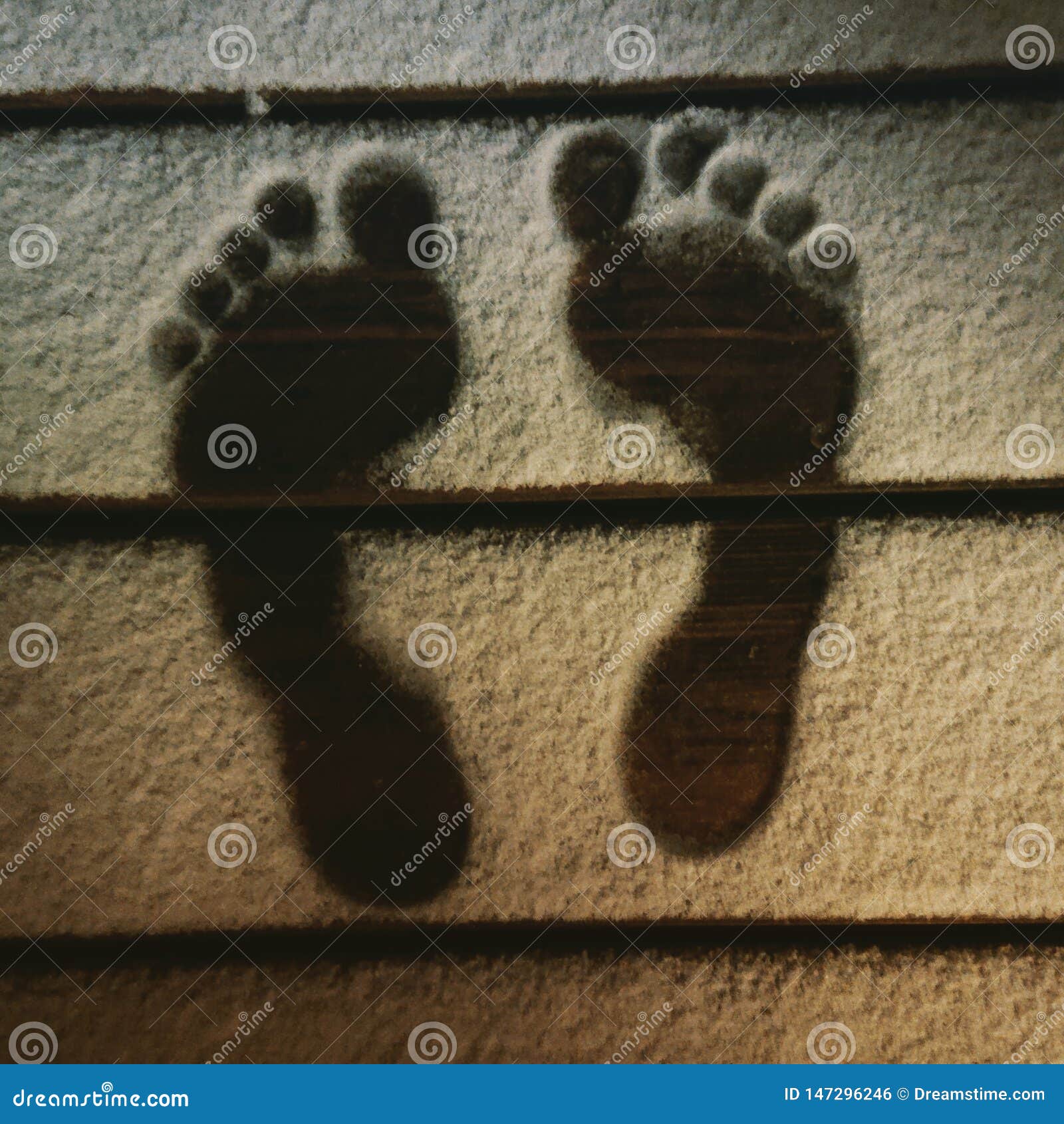 Feet Marks stock photo. Image of feet, marks, feetmarks 147296246