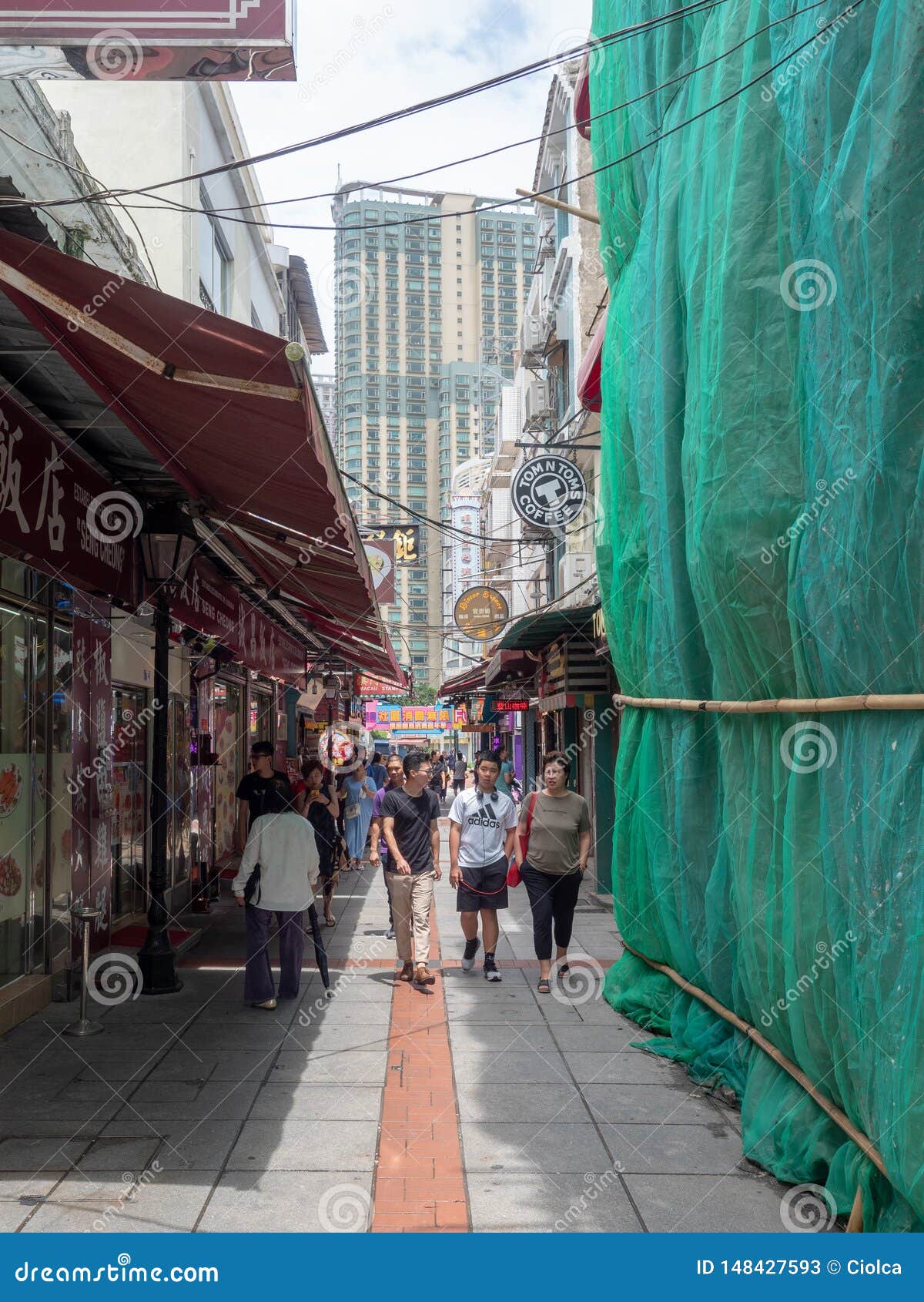 Feira Da Taipa - the Green Market, Macau Editorial Stock Photo - Image of  macau, building: 148427593