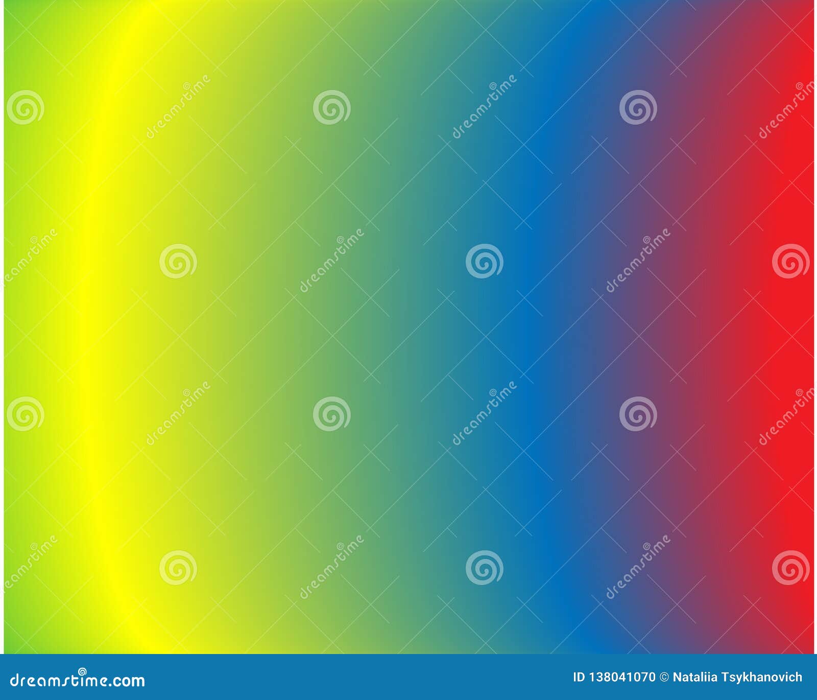 Feixe horizontal do fundo ácido abstrato brilhante. Cor vermelha azul amarela do fundo brilhante moderno