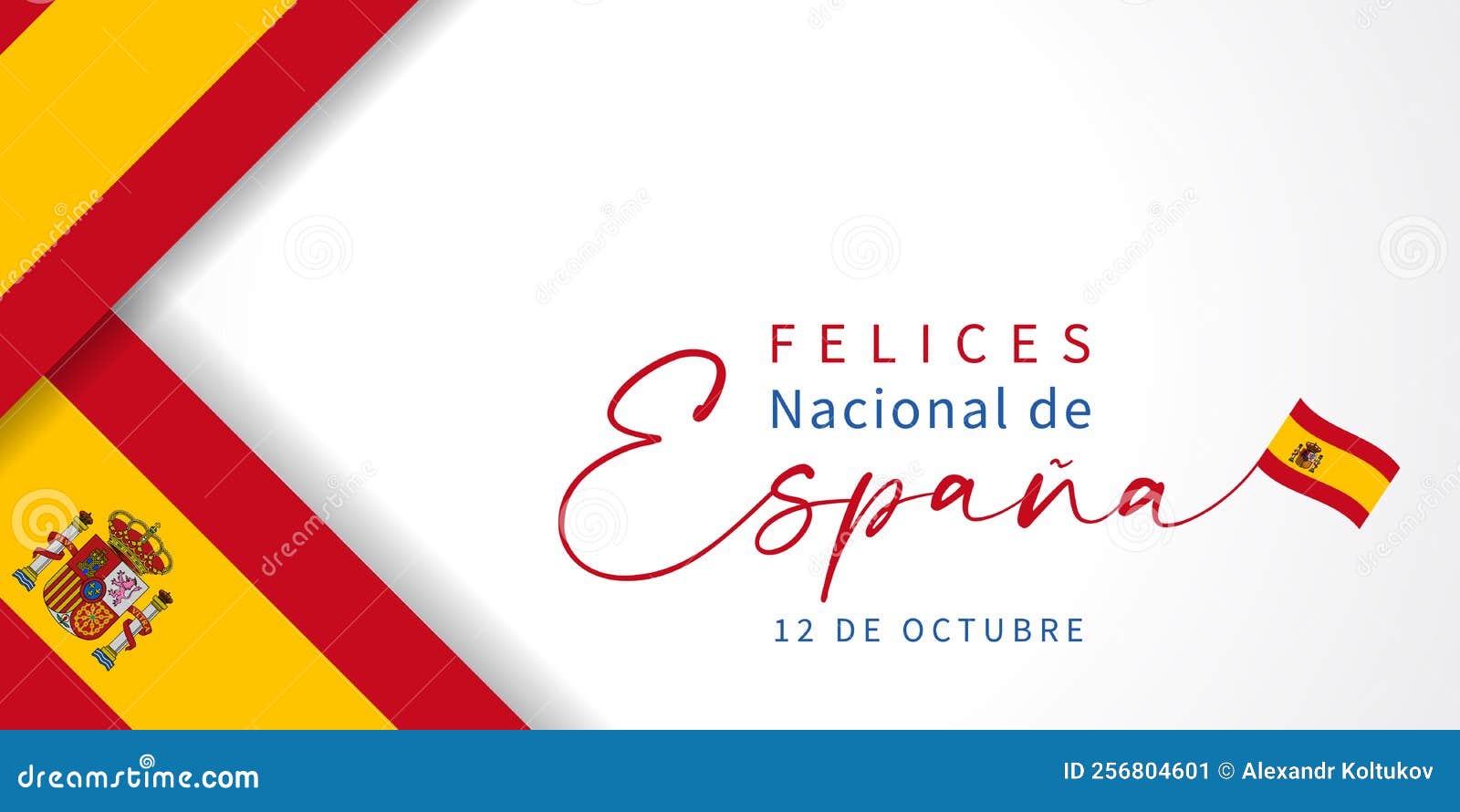 felices nacional de espana flags banner