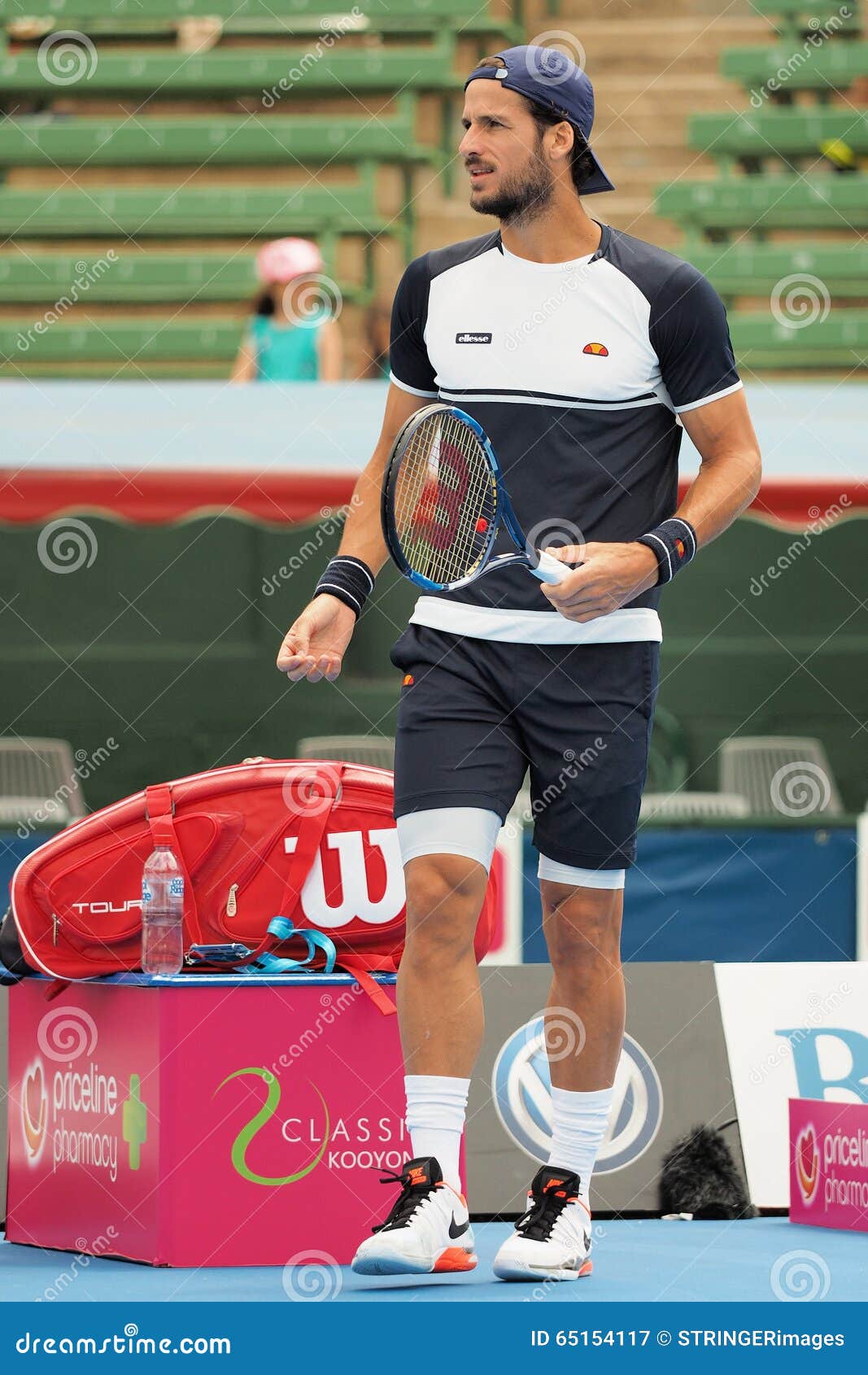 schuifelen Oranje Storing Feliciano Lopez of Spain at Kooyong Tennis Club Editorial Photography -  Image of daylight, racquet: 65154117