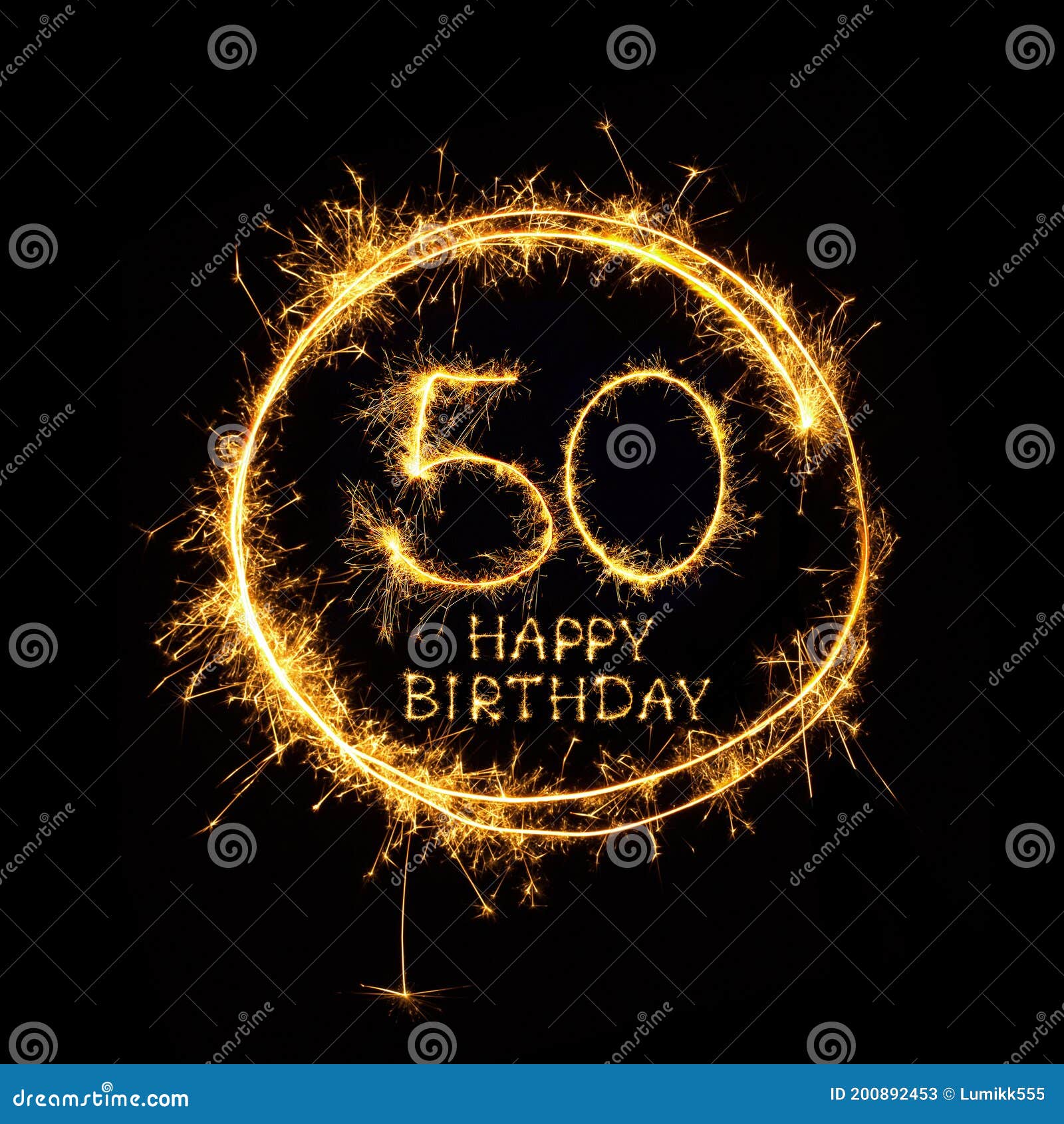 Feliz 50° cumpleaños imagen de archivo. Imagen de saludo - 200892453