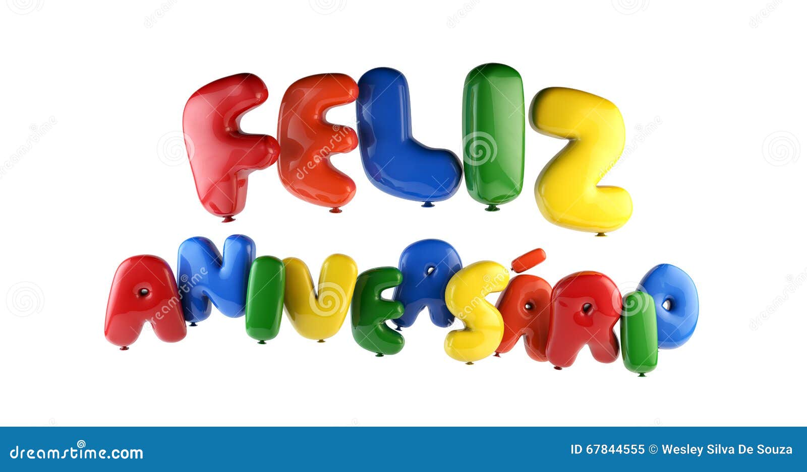 feliz aniversario portuguese happy birthday - font ballon