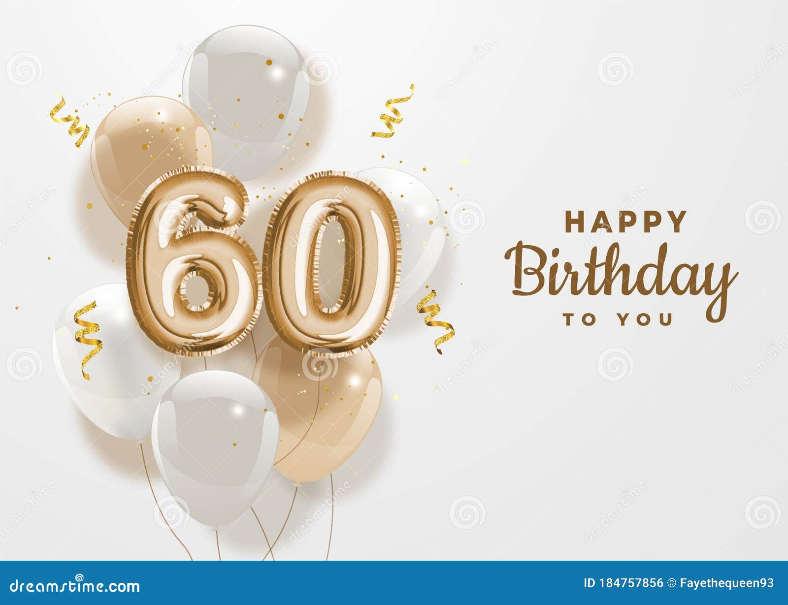 Globo 60 años Feliz Cumpleaños - Globofiesta