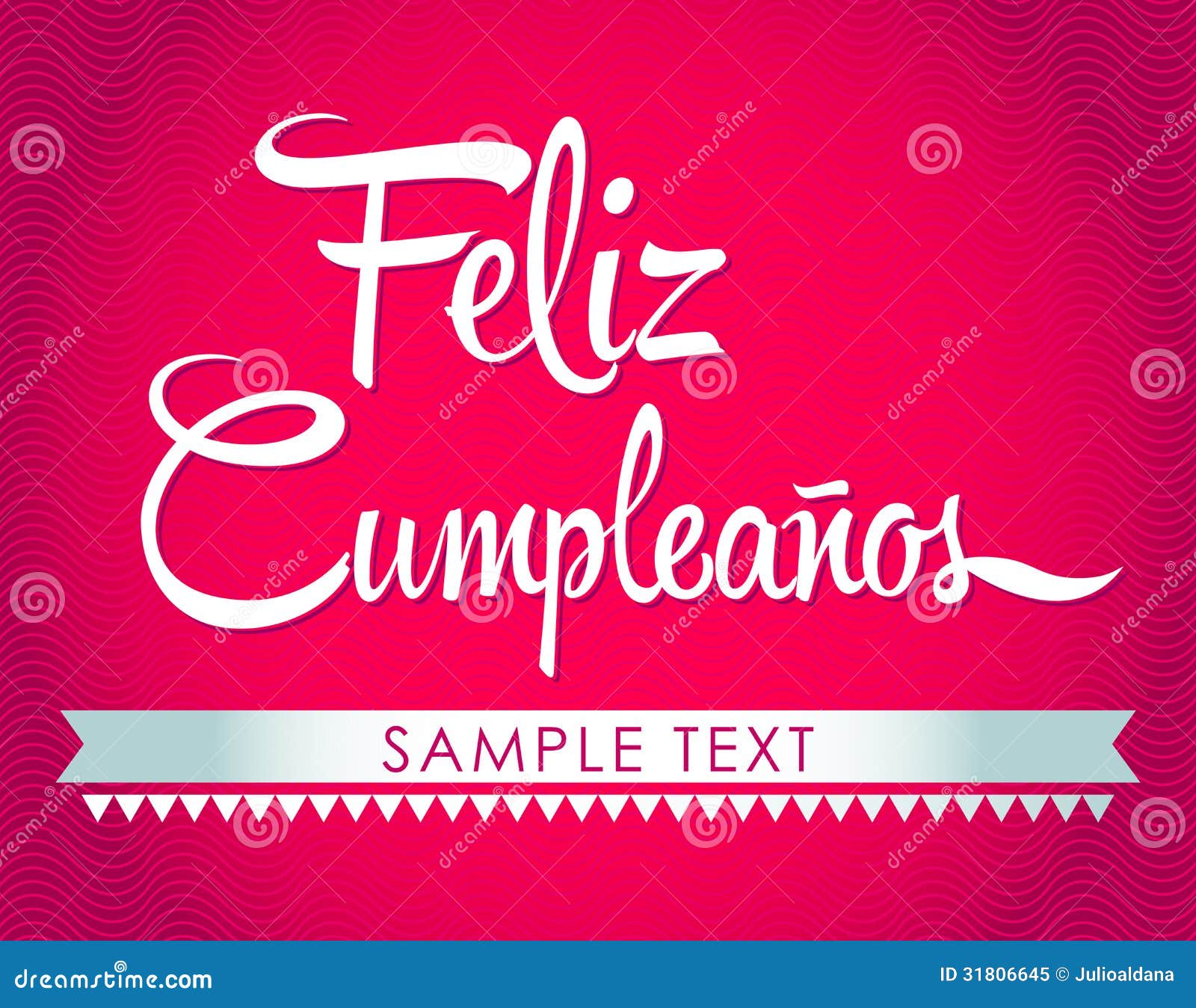 Feliz Cumpleanos Texte D Espagnol De Joyeux Anniversaire Illustration De Vecteur Illustration Du Mexico Lettre