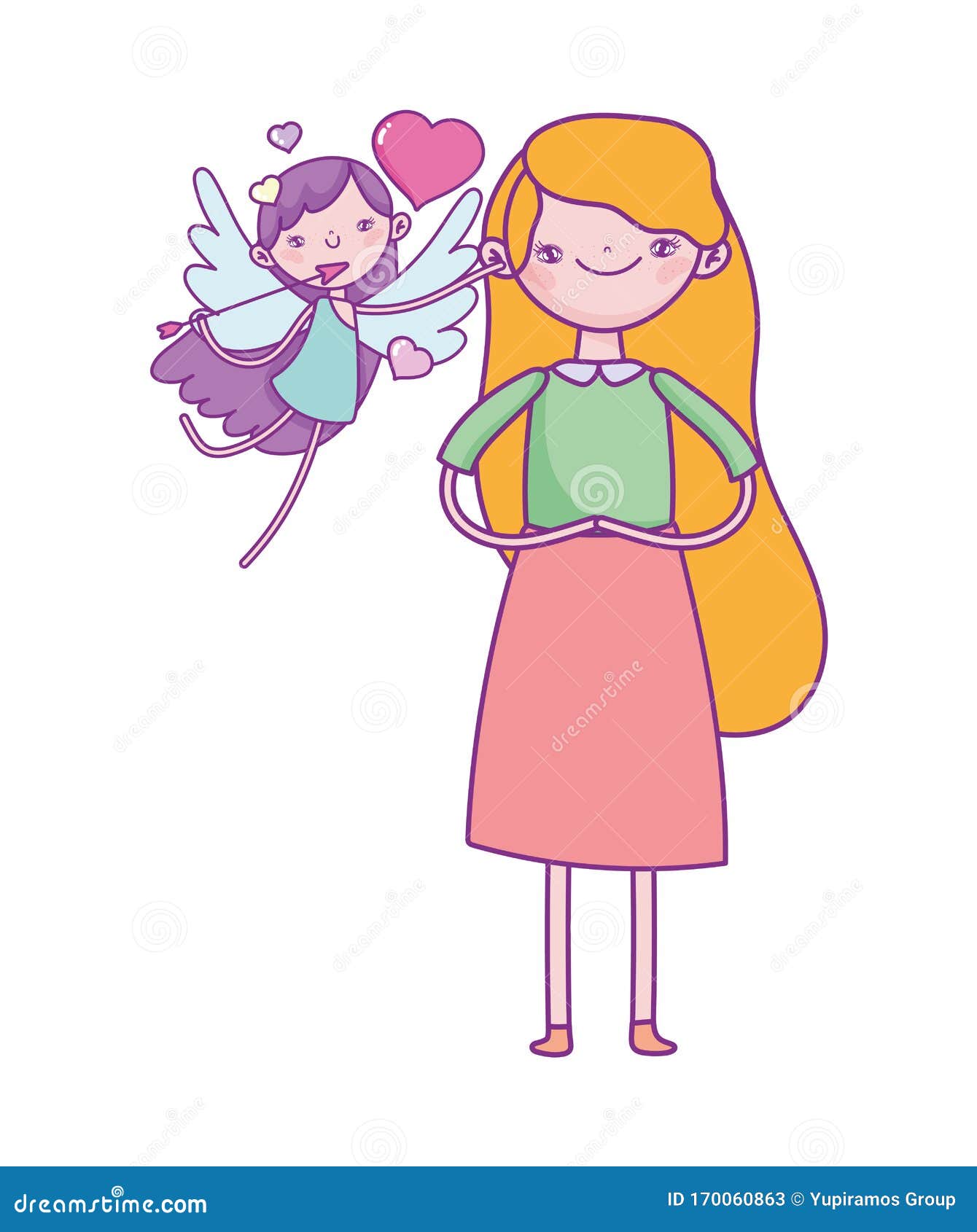 Feliz Día De San Valentín, Volando Cupido De Corazones Flacos Y Personajes De Dibujos Animados De Mujeres Jóvenes Ilustración del Vector - Ilustración de muchacha, feliz: 170060863 Feliz Día De San Valentín, Volando Cupido De Corazones Flacos Y Personajes De Dibujos Animados De Mujeres Jóvenes Ilustración del Vector - Ilustración de muchacha, feliz: 170060863