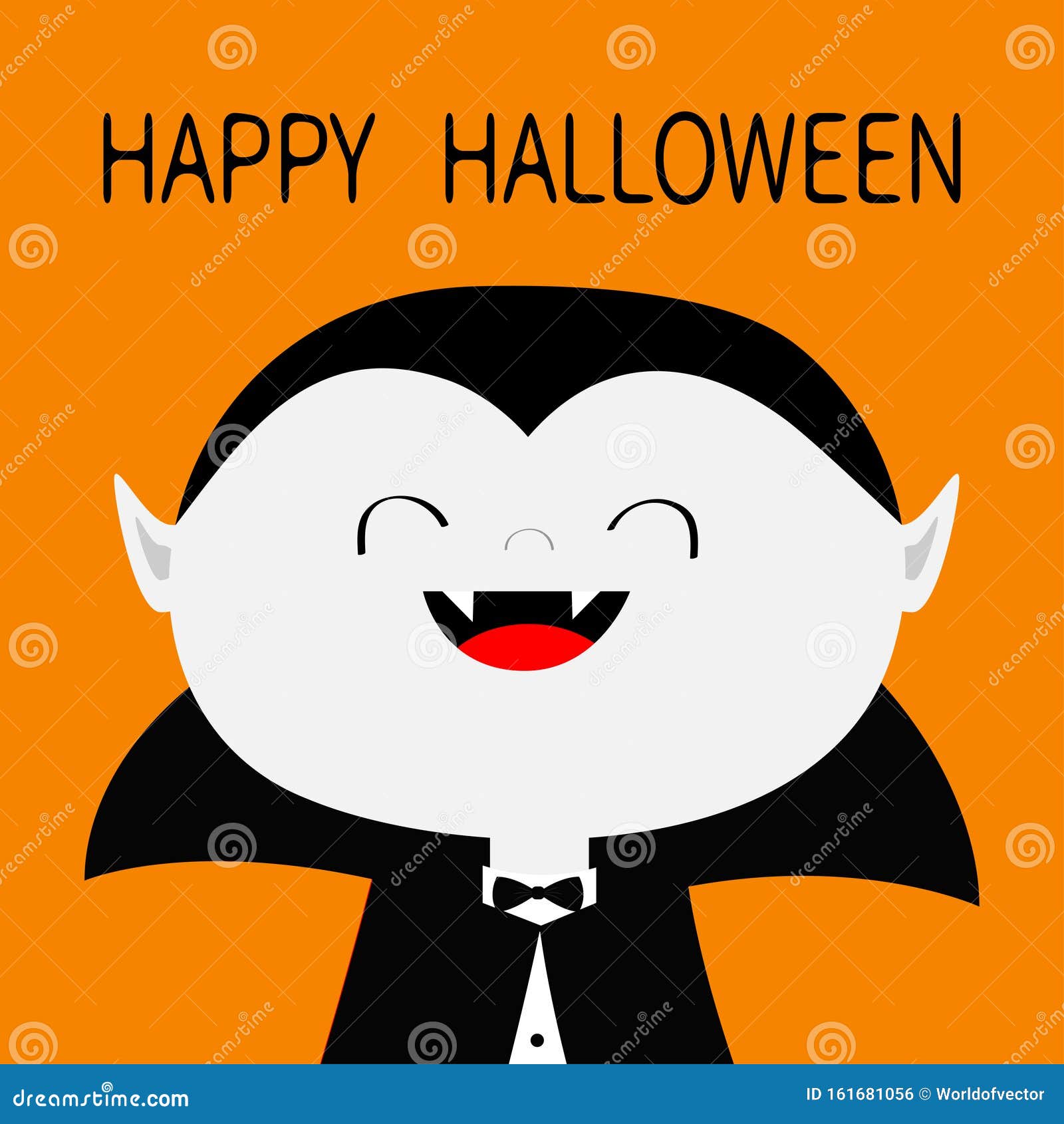 Cartão De Feliz Dia Das Bruxas Com Personagem De Vampiro Fofo PNG